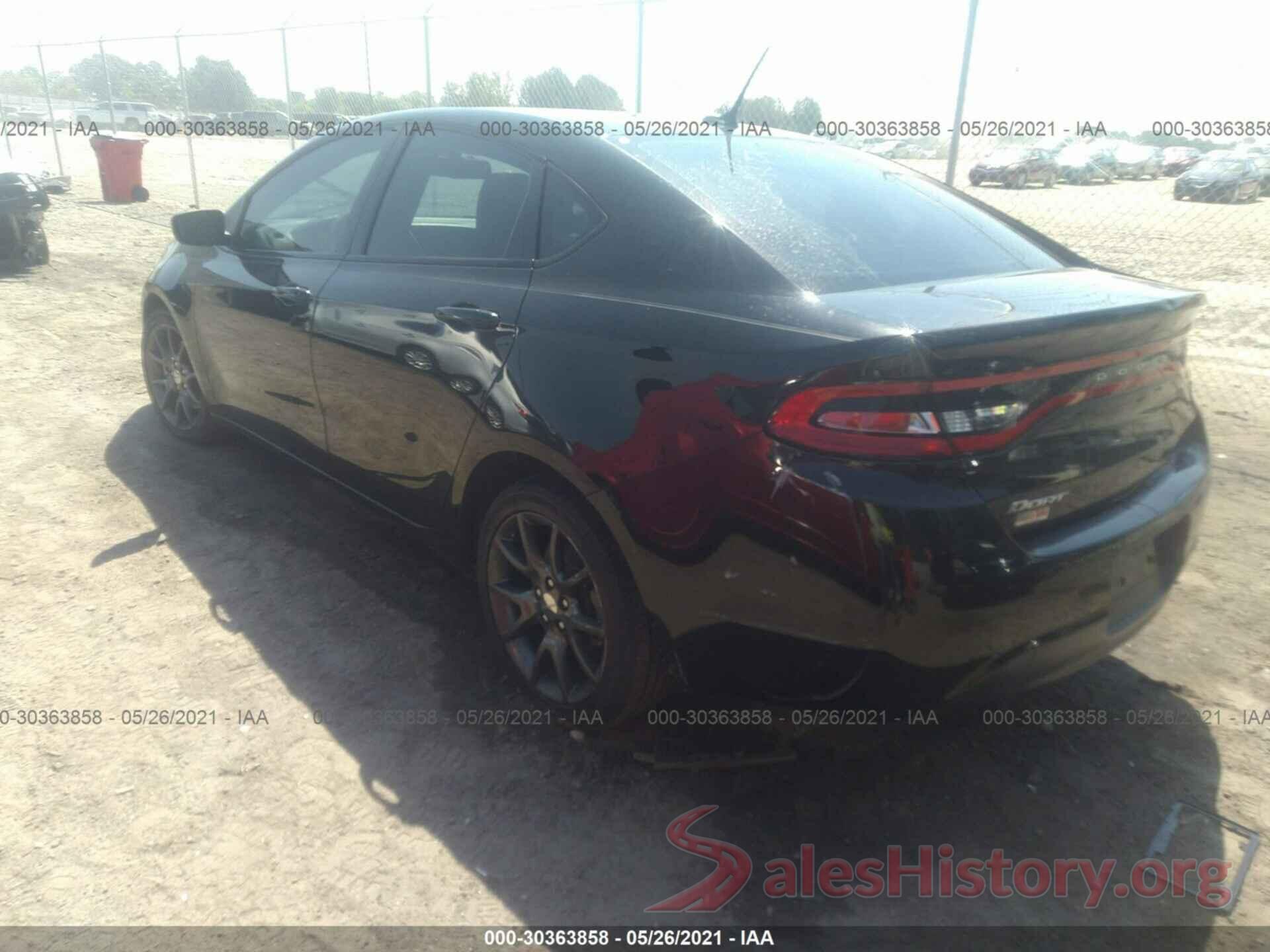 1C3CDFAA2GD607472 2016 DODGE DART