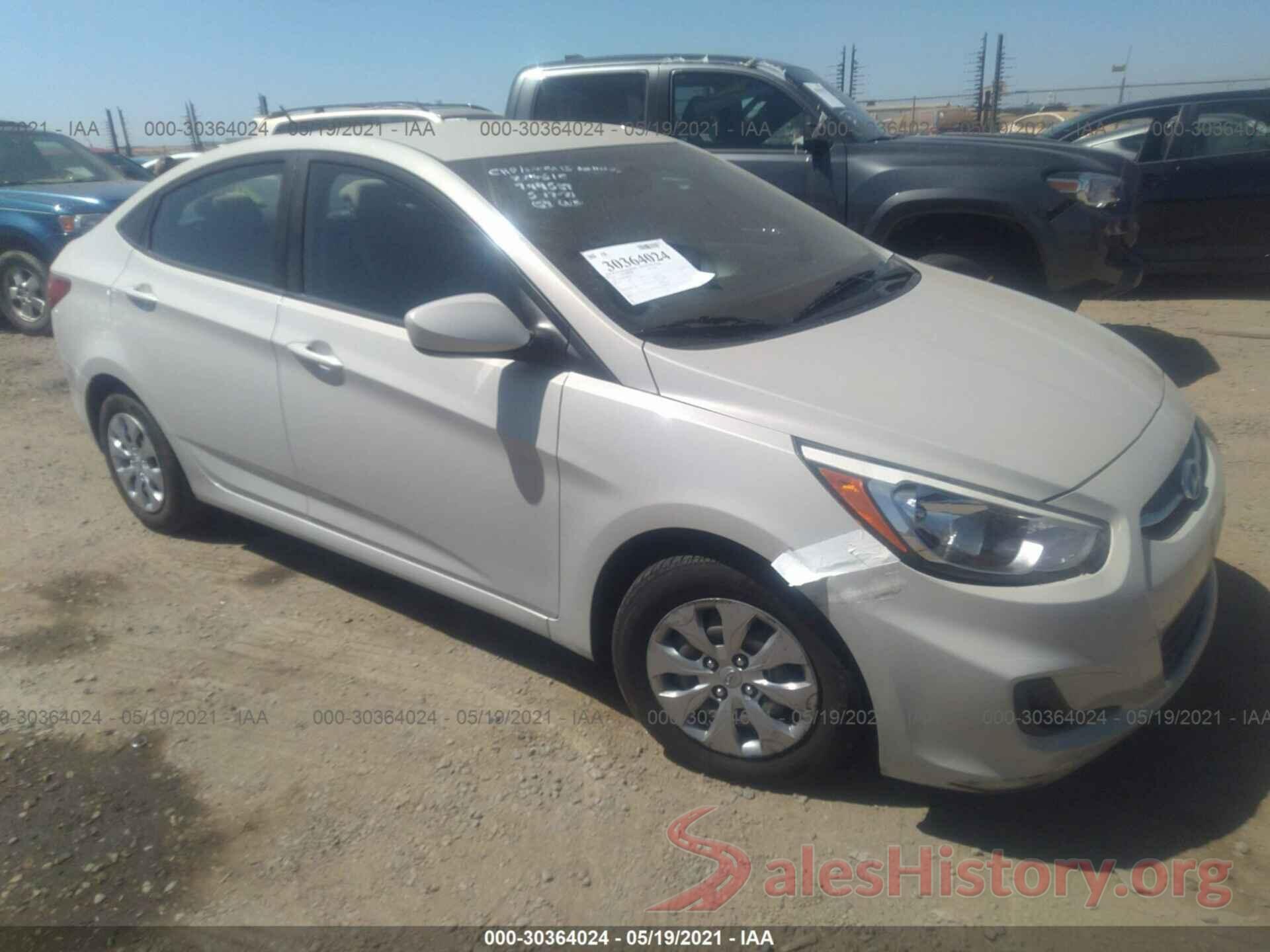 KMHCT4AE0HU173135 2017 HYUNDAI ACCENT