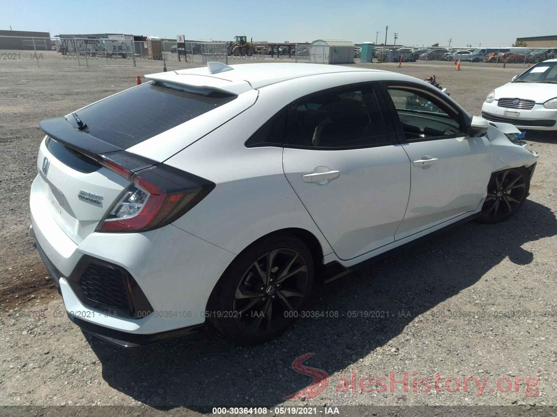 SHHFK7H91JU408251 2018 HONDA CIVIC HATCHBACK