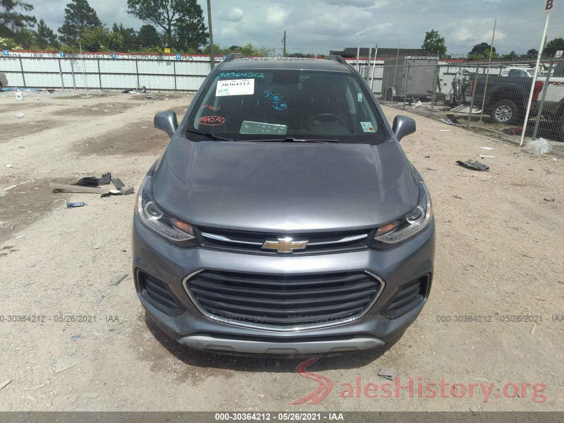 KL7CJLSB6KB815852 2019 CHEVROLET TRAX