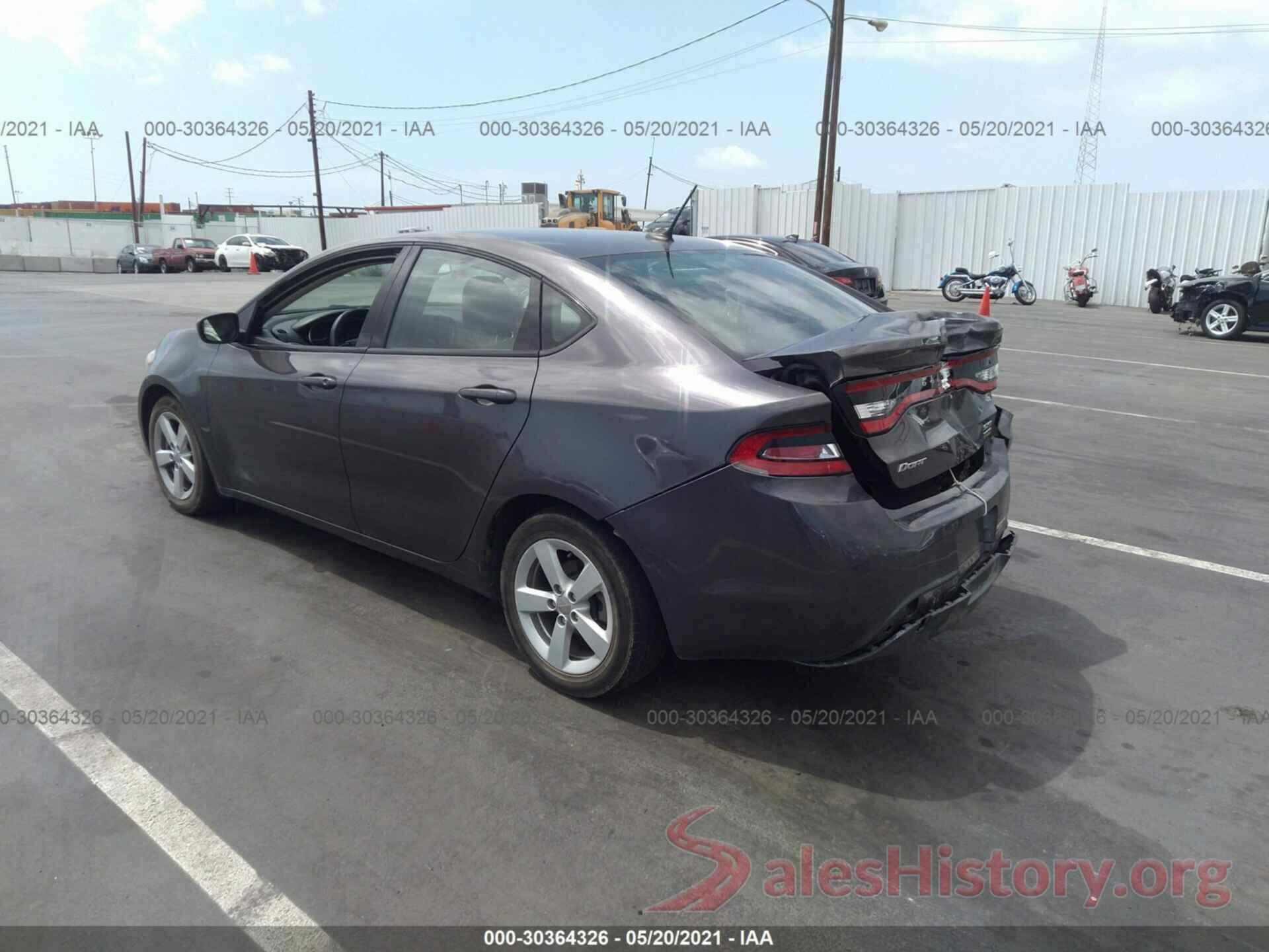 1C3CDFBAXGD694407 2016 DODGE DART