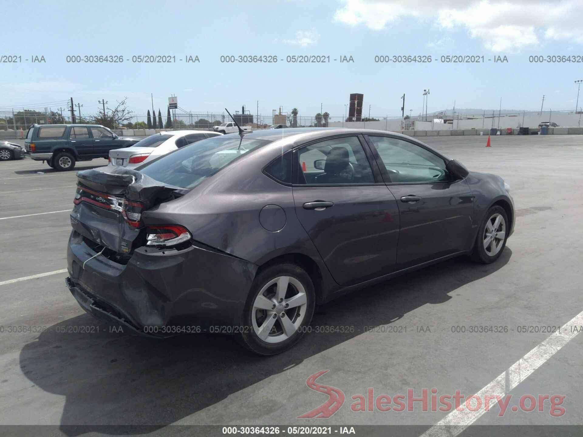 1C3CDFBAXGD694407 2016 DODGE DART