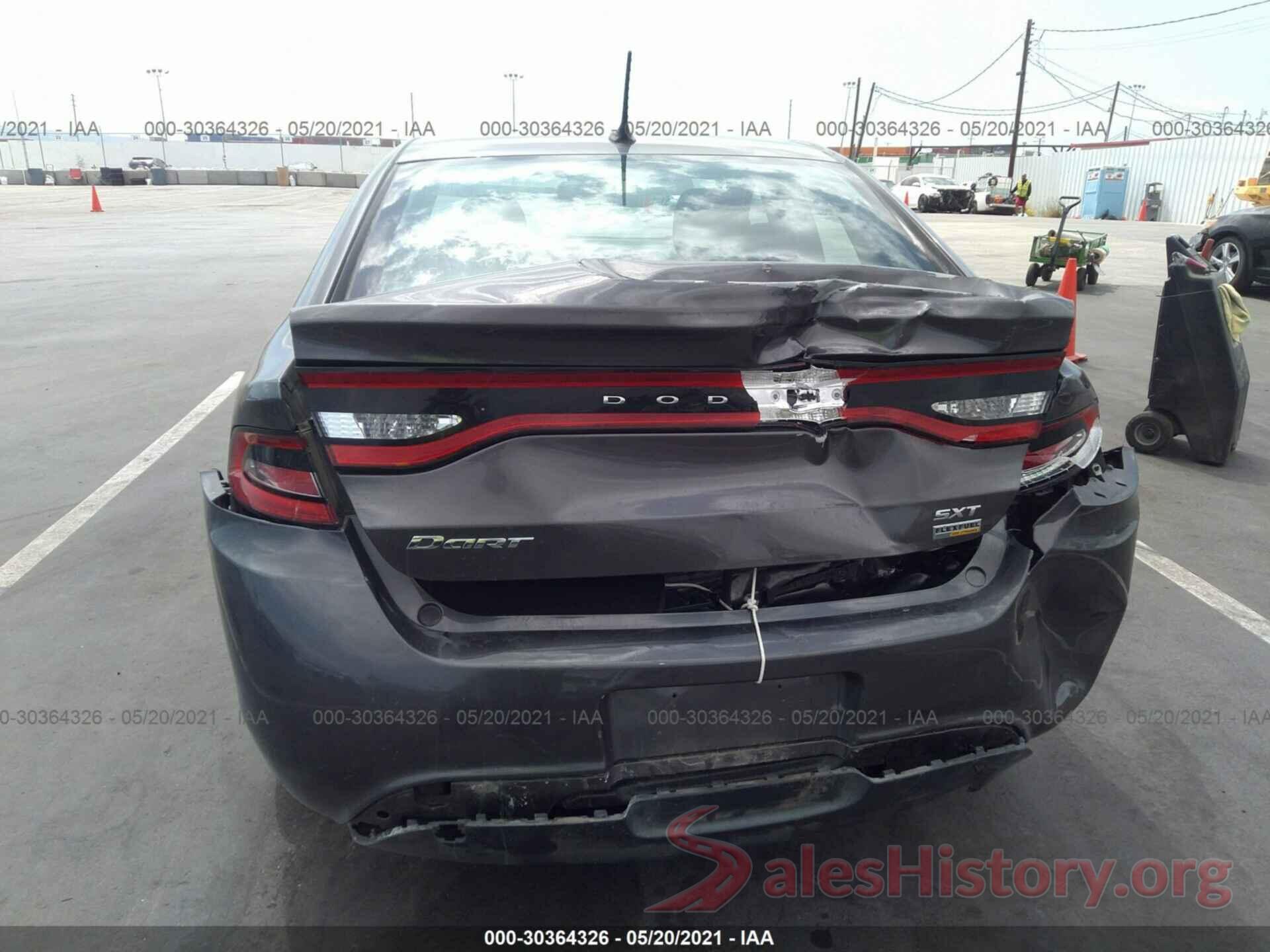 1C3CDFBAXGD694407 2016 DODGE DART