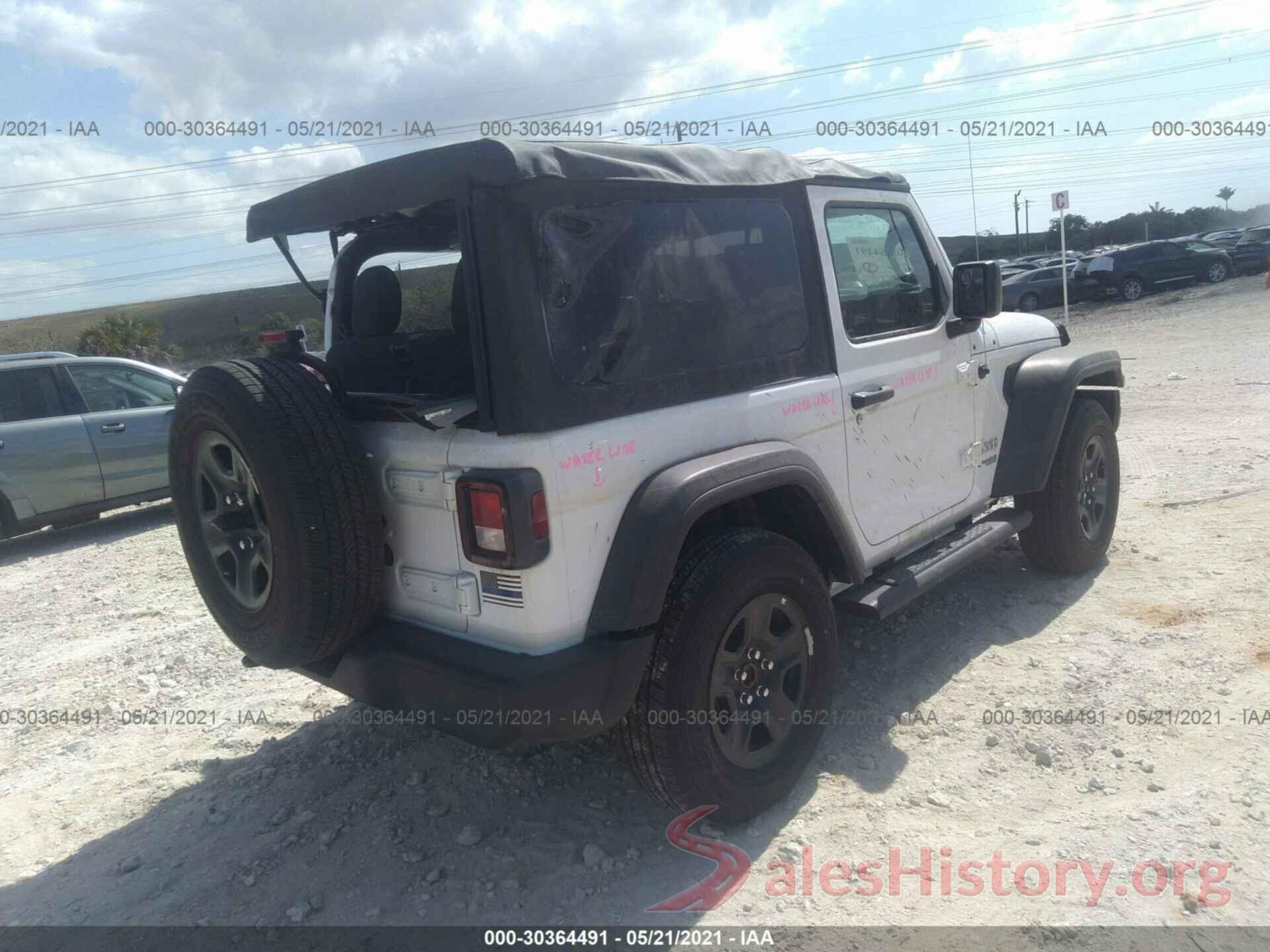 1C4GJXAN2MW541794 2021 JEEP WRANGLER