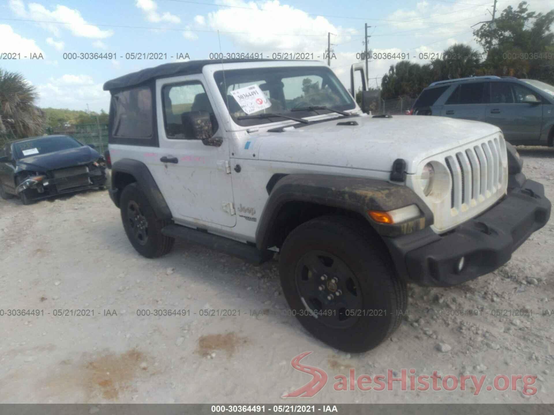 1C4GJXAN2MW541794 2021 JEEP WRANGLER