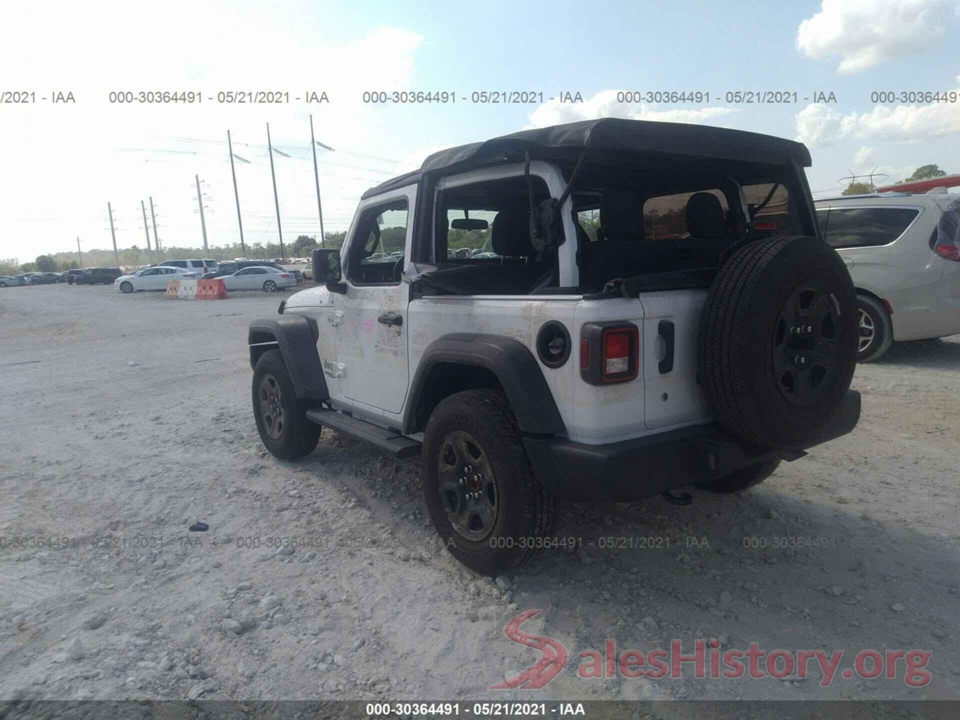 1C4GJXAN2MW541794 2021 JEEP WRANGLER