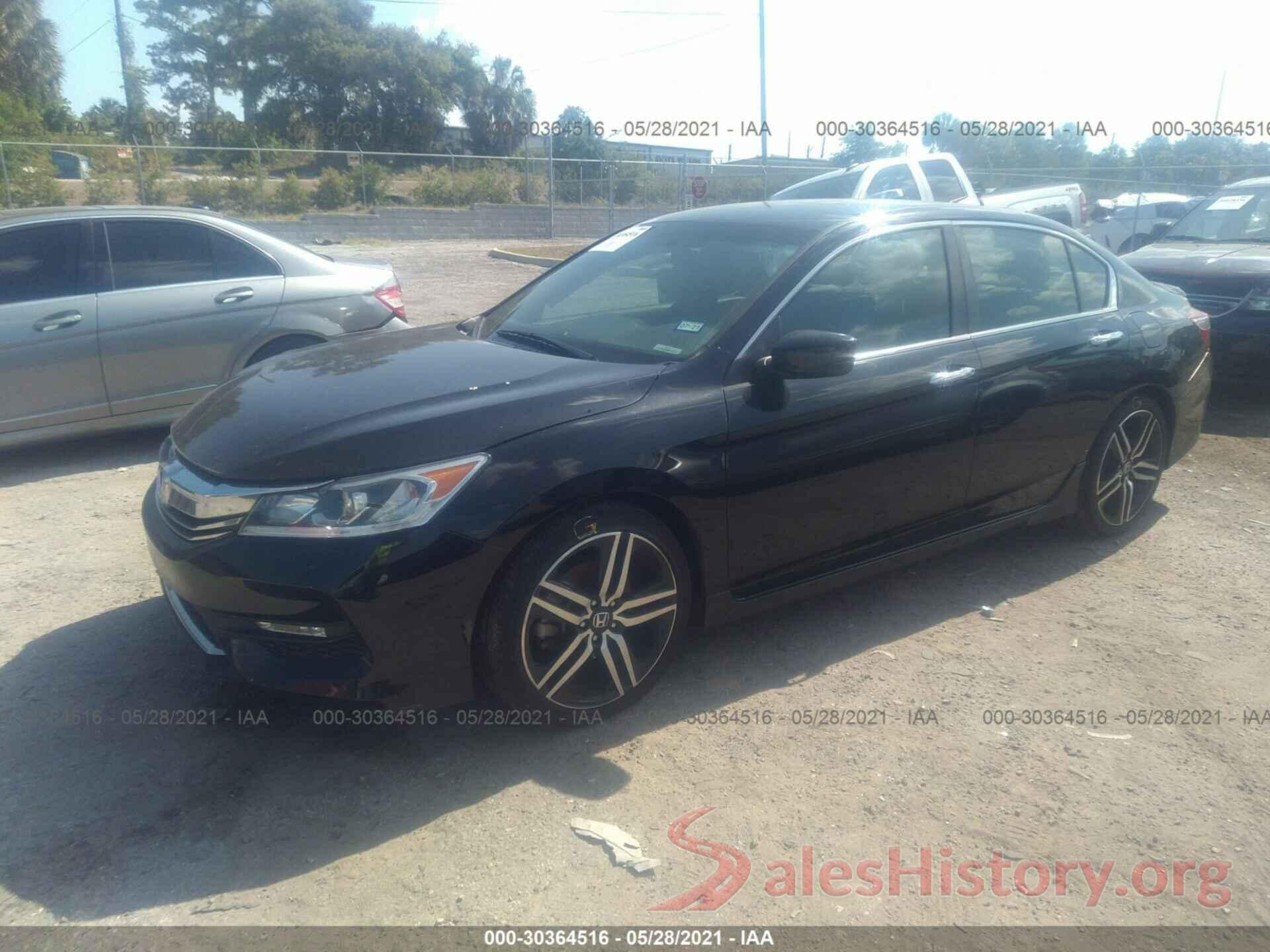 1HGCR2F50HA165040 2017 HONDA ACCORD SEDAN