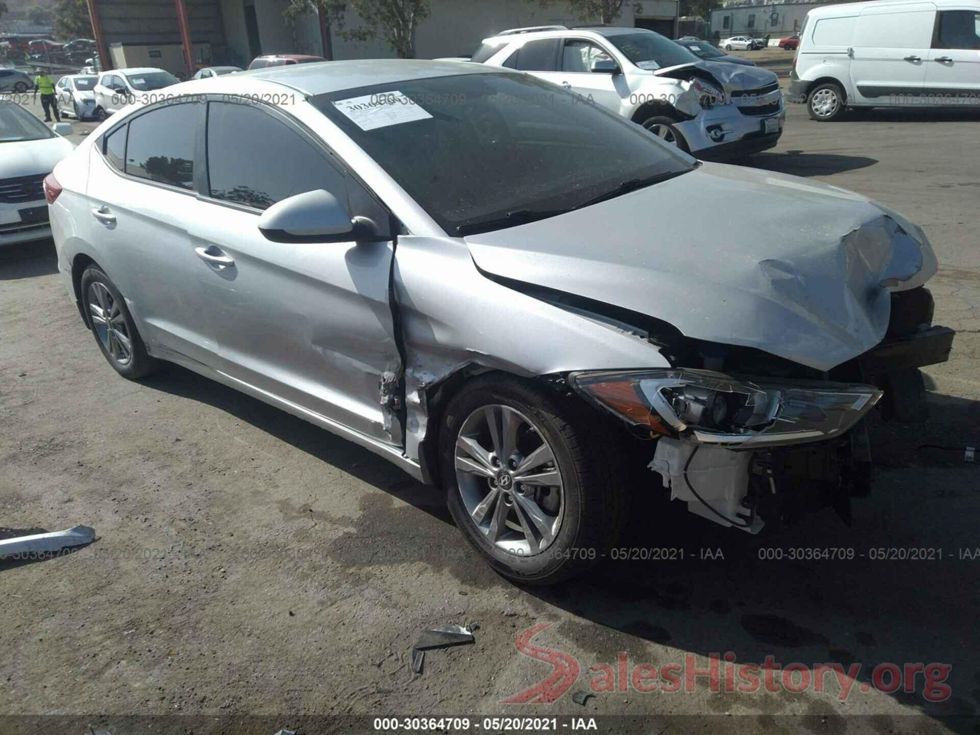 KMHD84LF6JU574173 2018 HYUNDAI ELANTRA