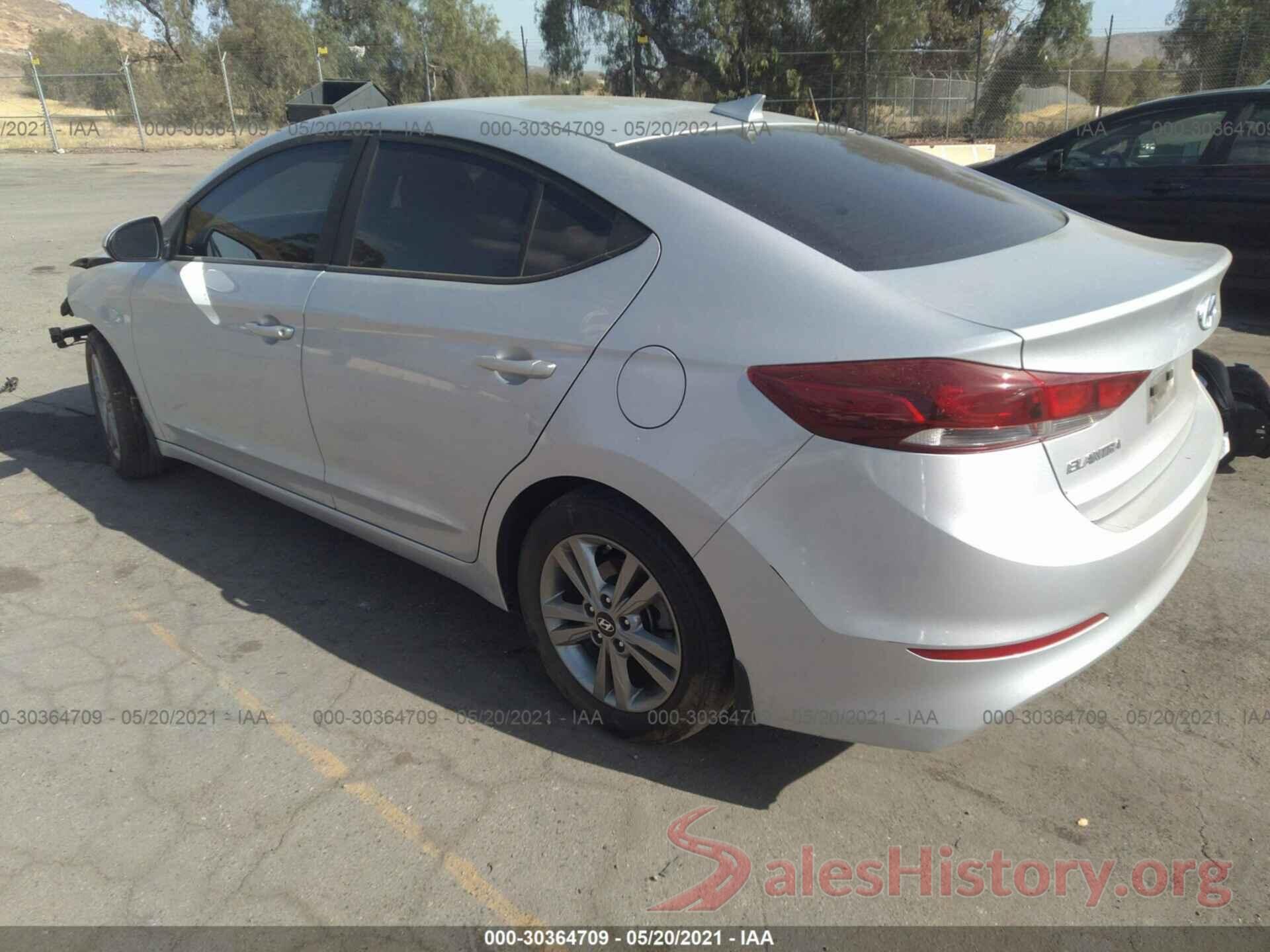 KMHD84LF6JU574173 2018 HYUNDAI ELANTRA