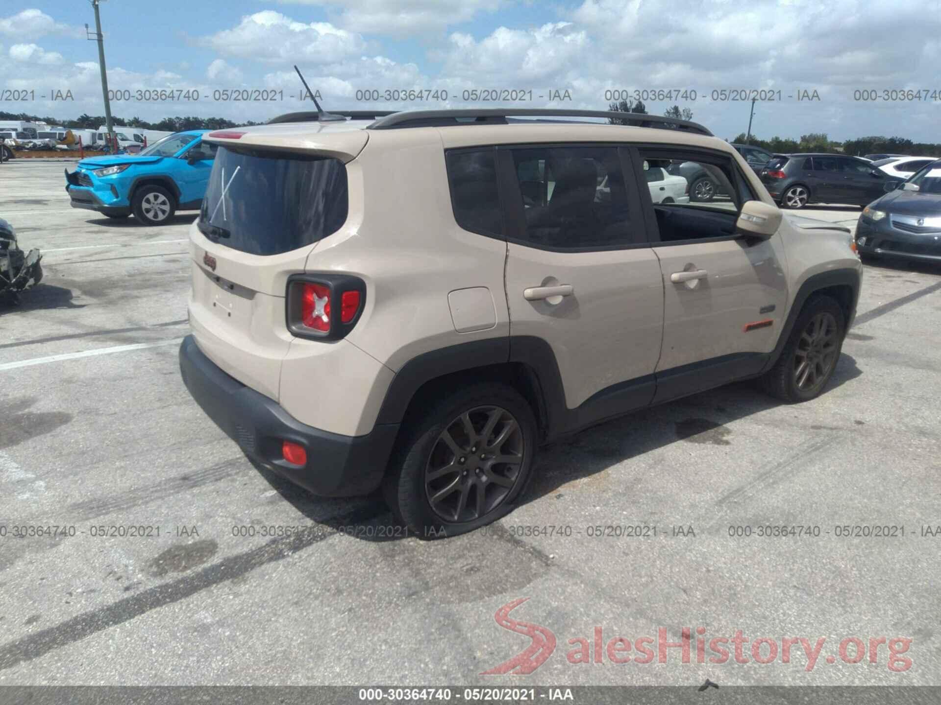 ZACCJABW9GPE03111 2016 JEEP RENEGADE