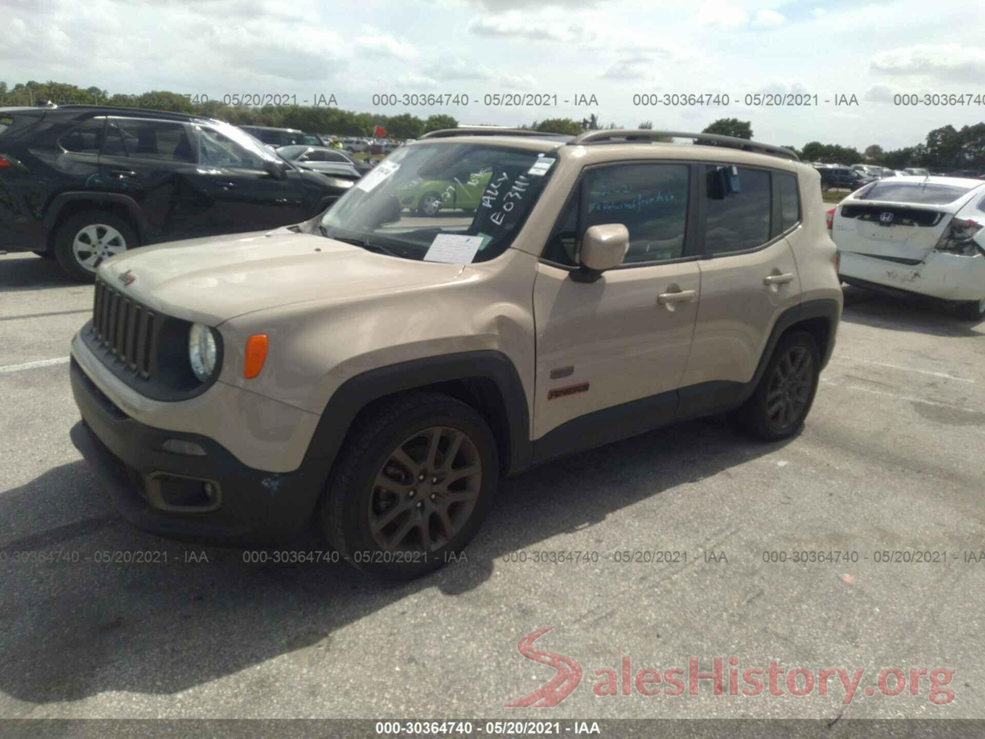 ZACCJABW9GPE03111 2016 JEEP RENEGADE