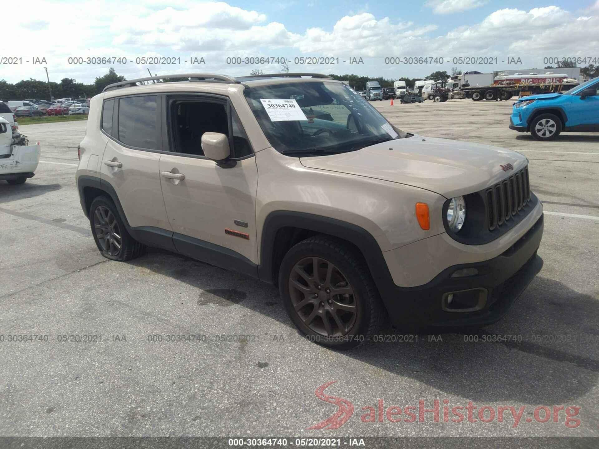 ZACCJABW9GPE03111 2016 JEEP RENEGADE