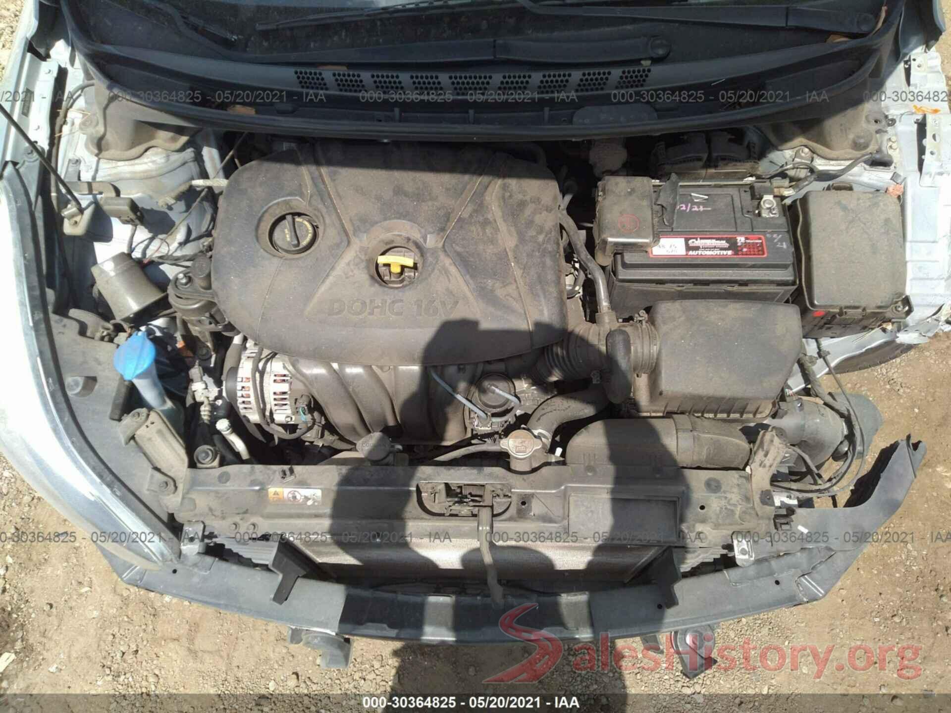 5NPDH4AE1GH691998 2016 HYUNDAI ELANTRA