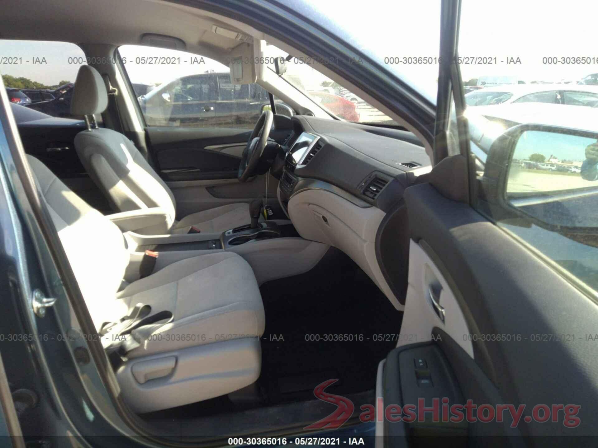 5FNYF5H31HB032739 2017 HONDA PILOT