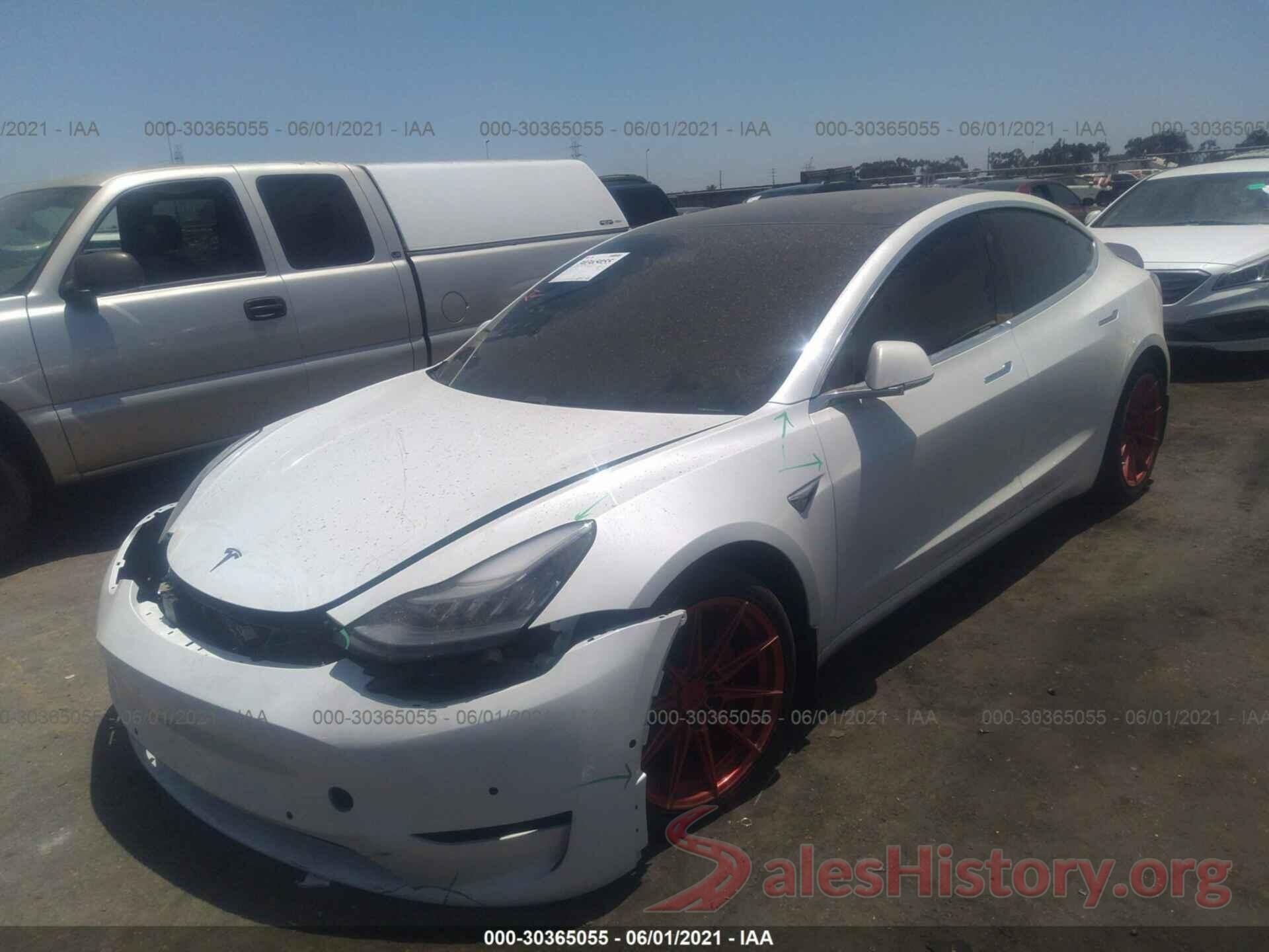 5YJ3E1EA5LF746147 2020 TESLA MODEL 3