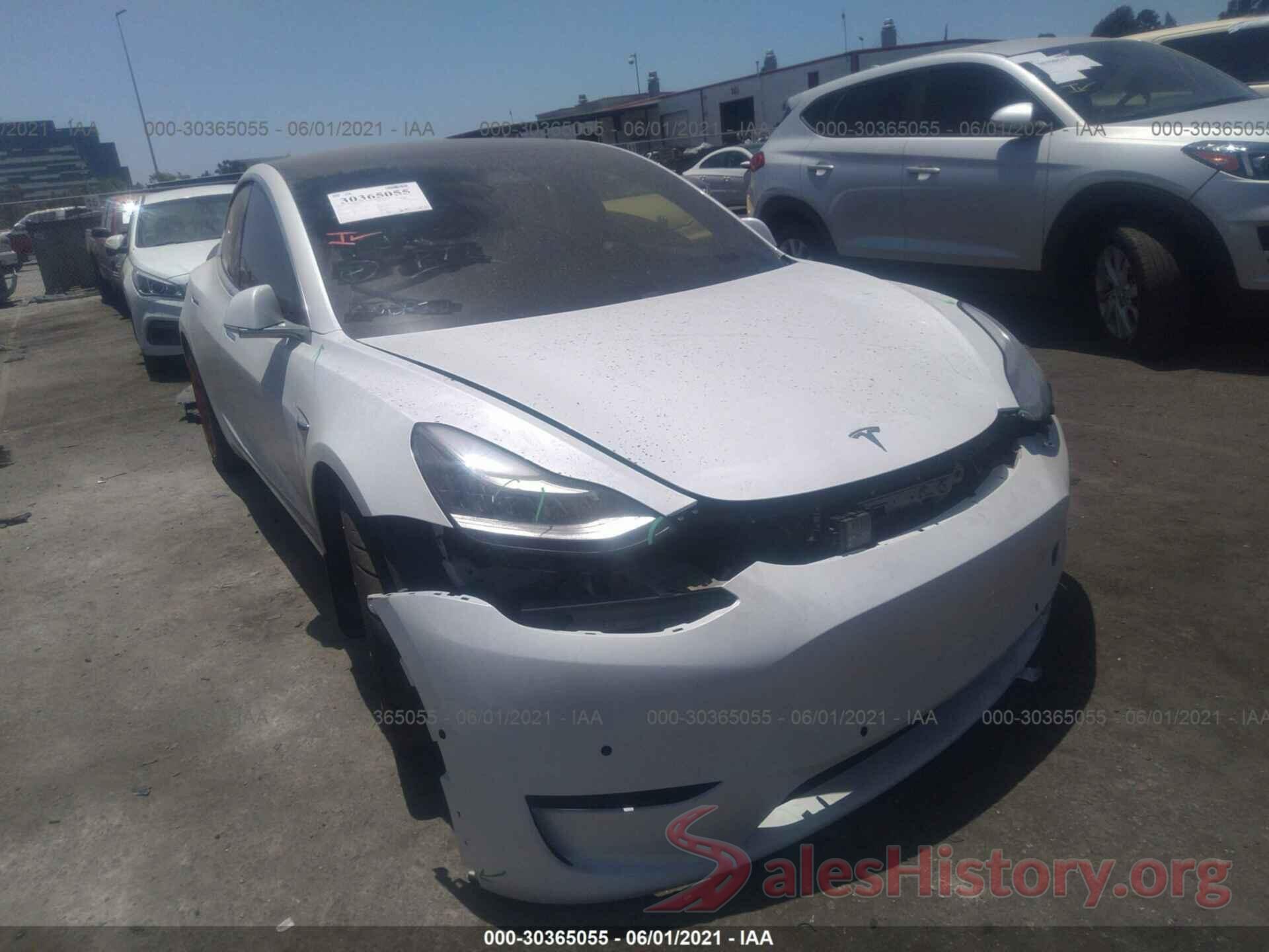 5YJ3E1EA5LF746147 2020 TESLA MODEL 3