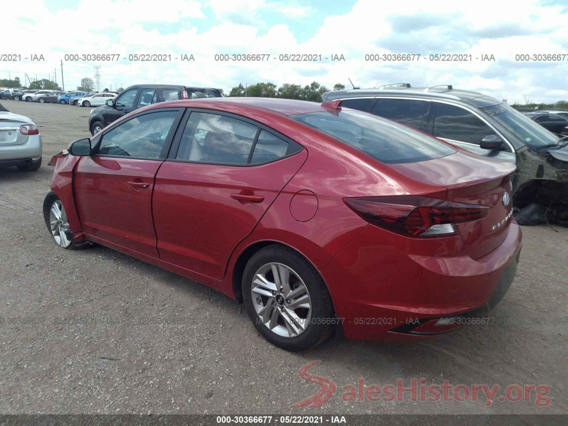 5NPD84LF4LH516953 2020 HYUNDAI ELANTRA