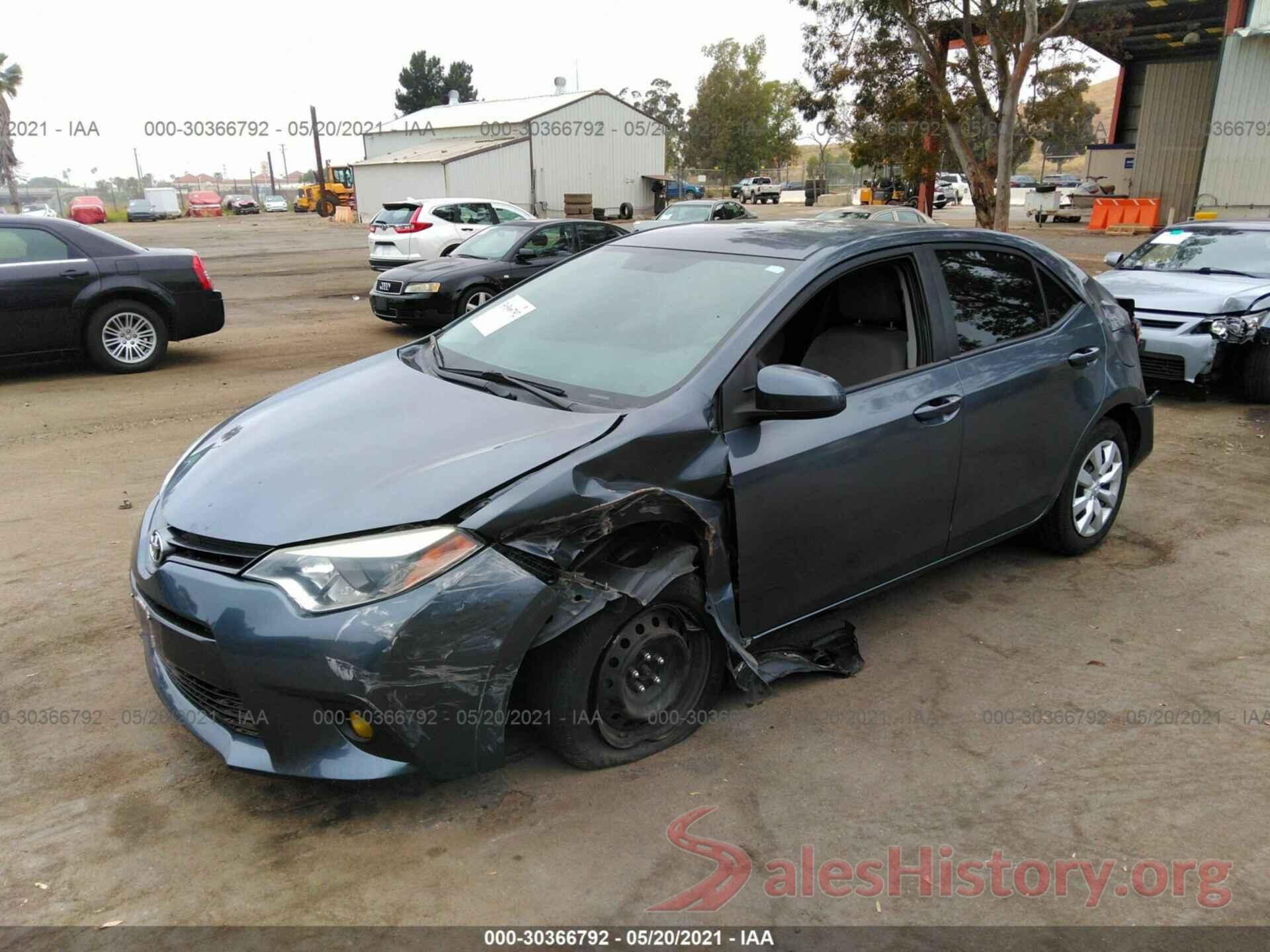 5YFBURHE2GP412664 2016 TOYOTA COROLLA