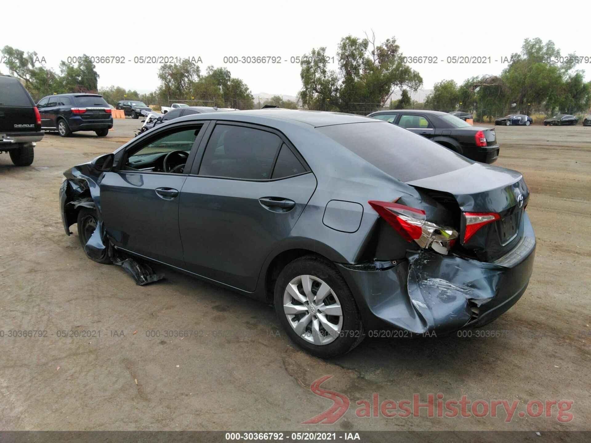 5YFBURHE2GP412664 2016 TOYOTA COROLLA