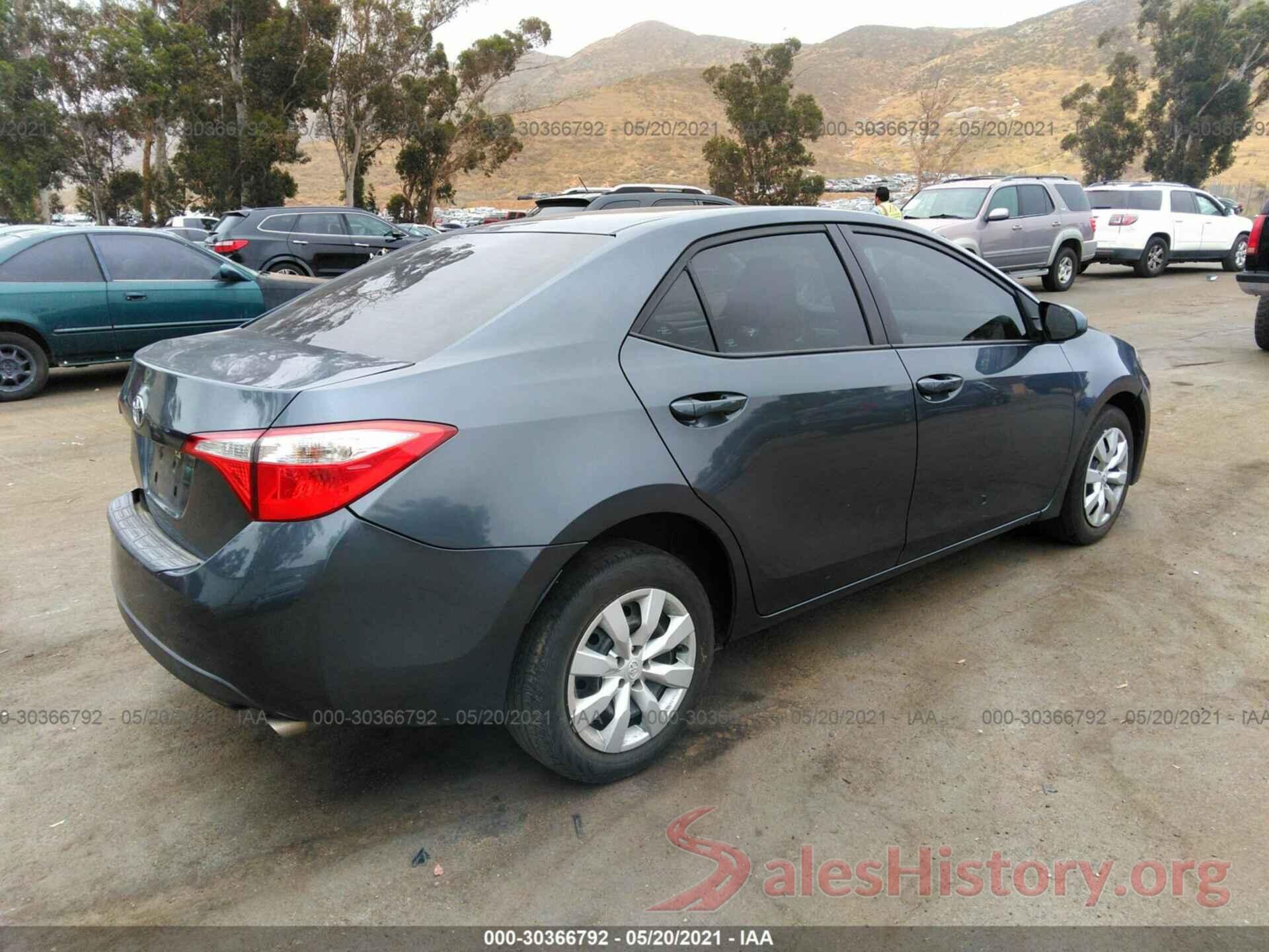 5YFBURHE2GP412664 2016 TOYOTA COROLLA