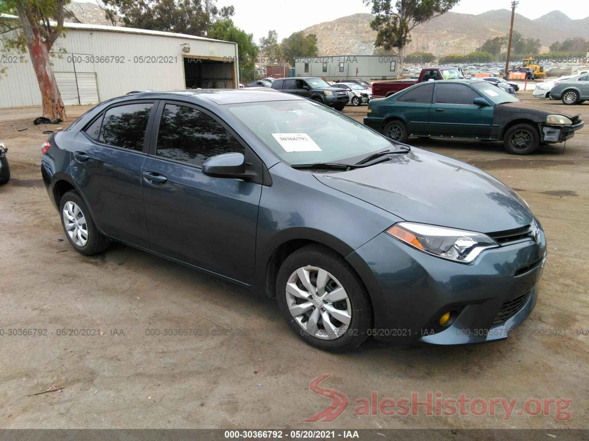 5YFBURHE2GP412664 2016 TOYOTA COROLLA