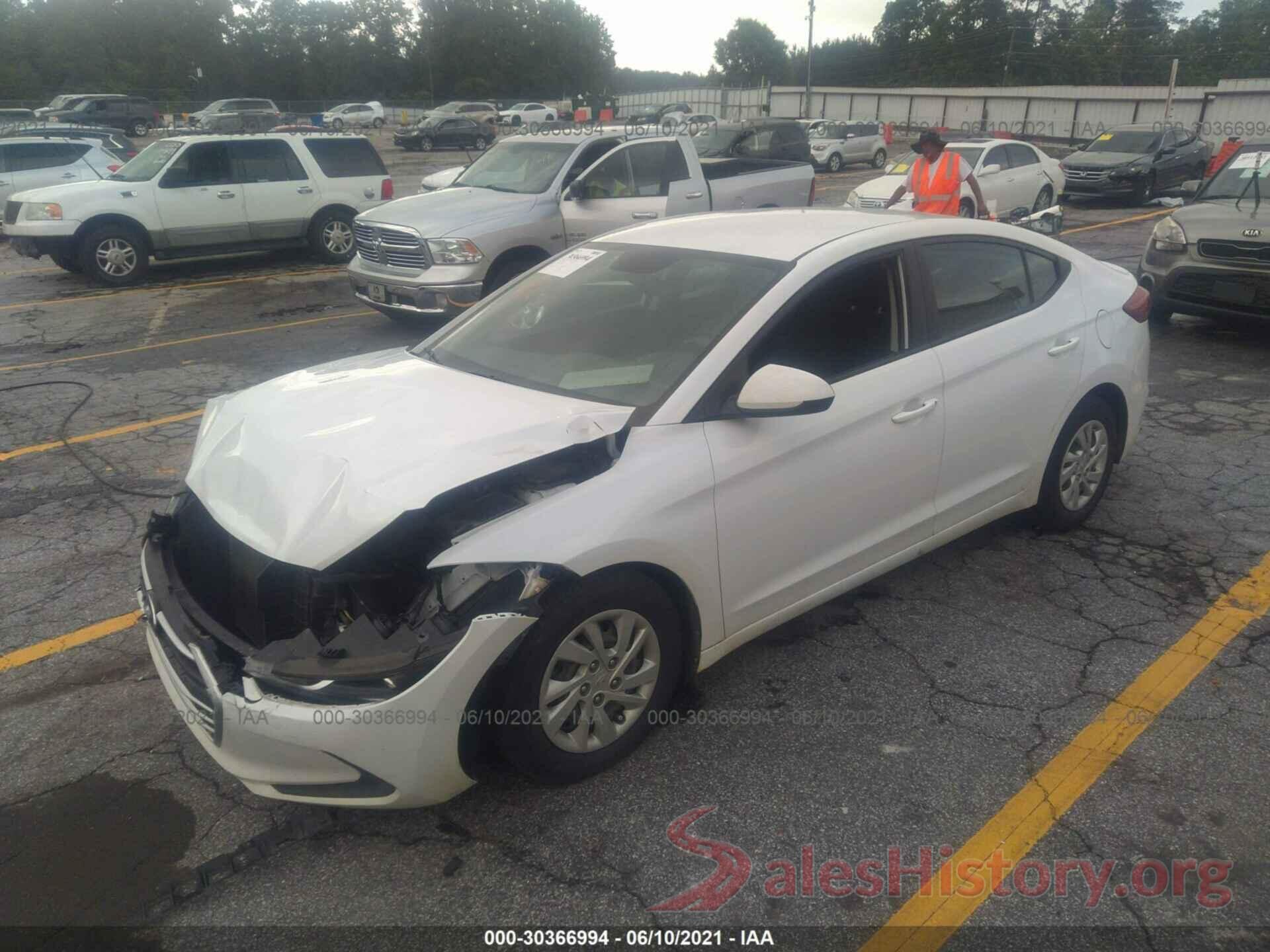 5NPD74LF8JH398406 2018 HYUNDAI ELANTRA