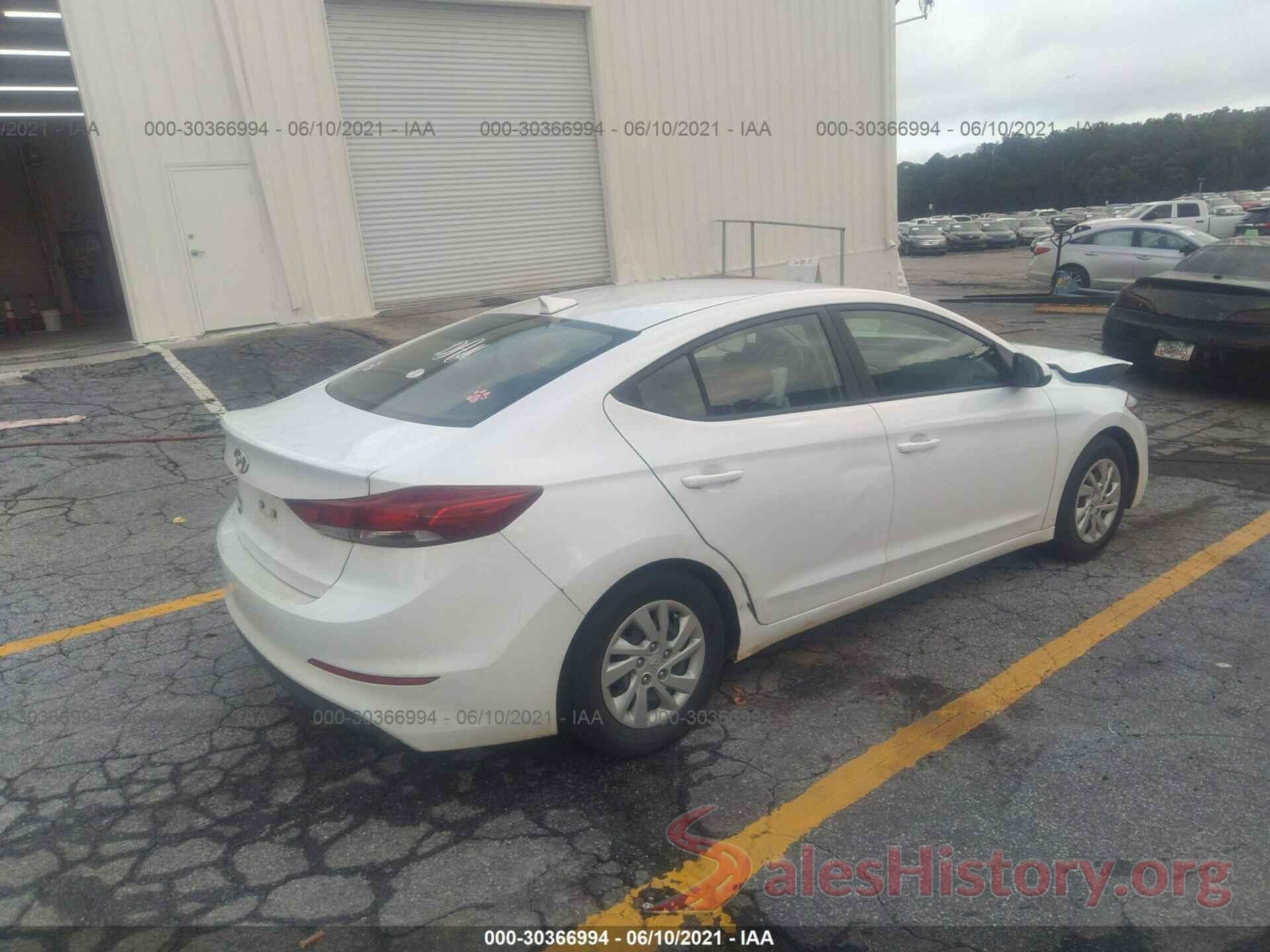 5NPD74LF8JH398406 2018 HYUNDAI ELANTRA