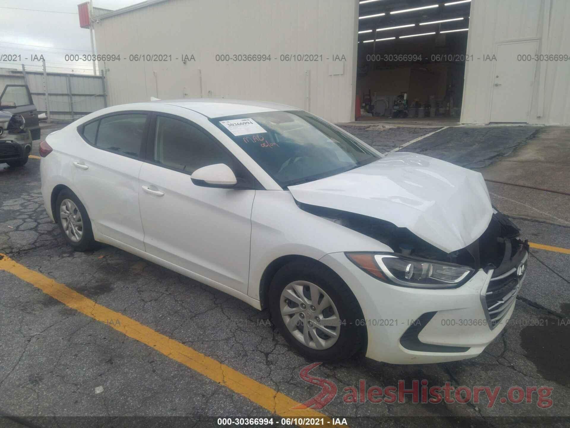 5NPD74LF8JH398406 2018 HYUNDAI ELANTRA