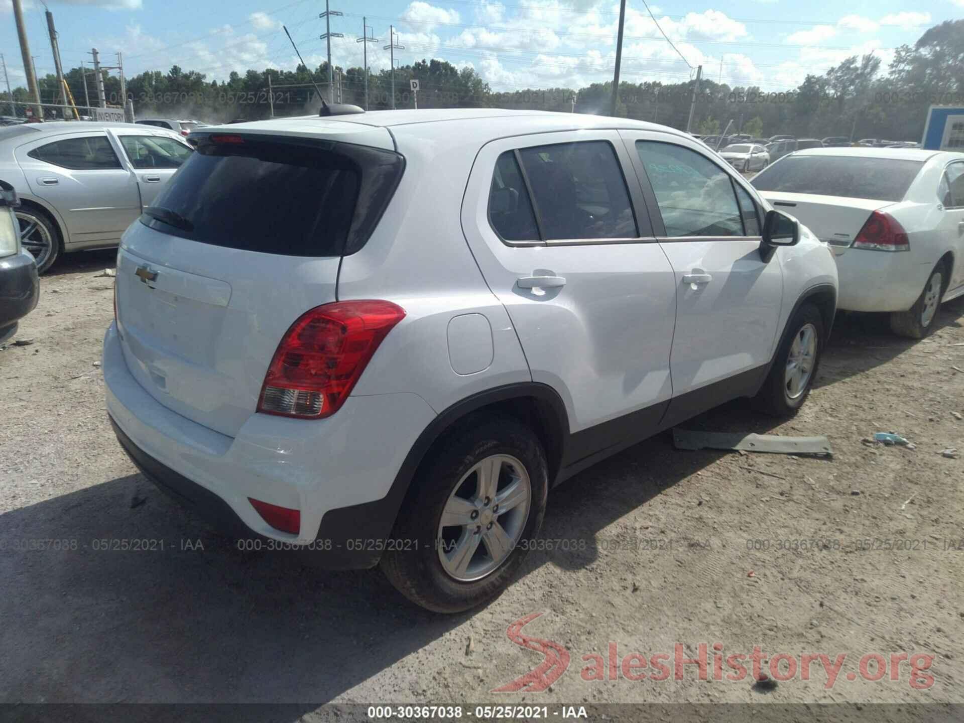 3GNCJKSB6LL183617 2020 CHEVROLET TRAX