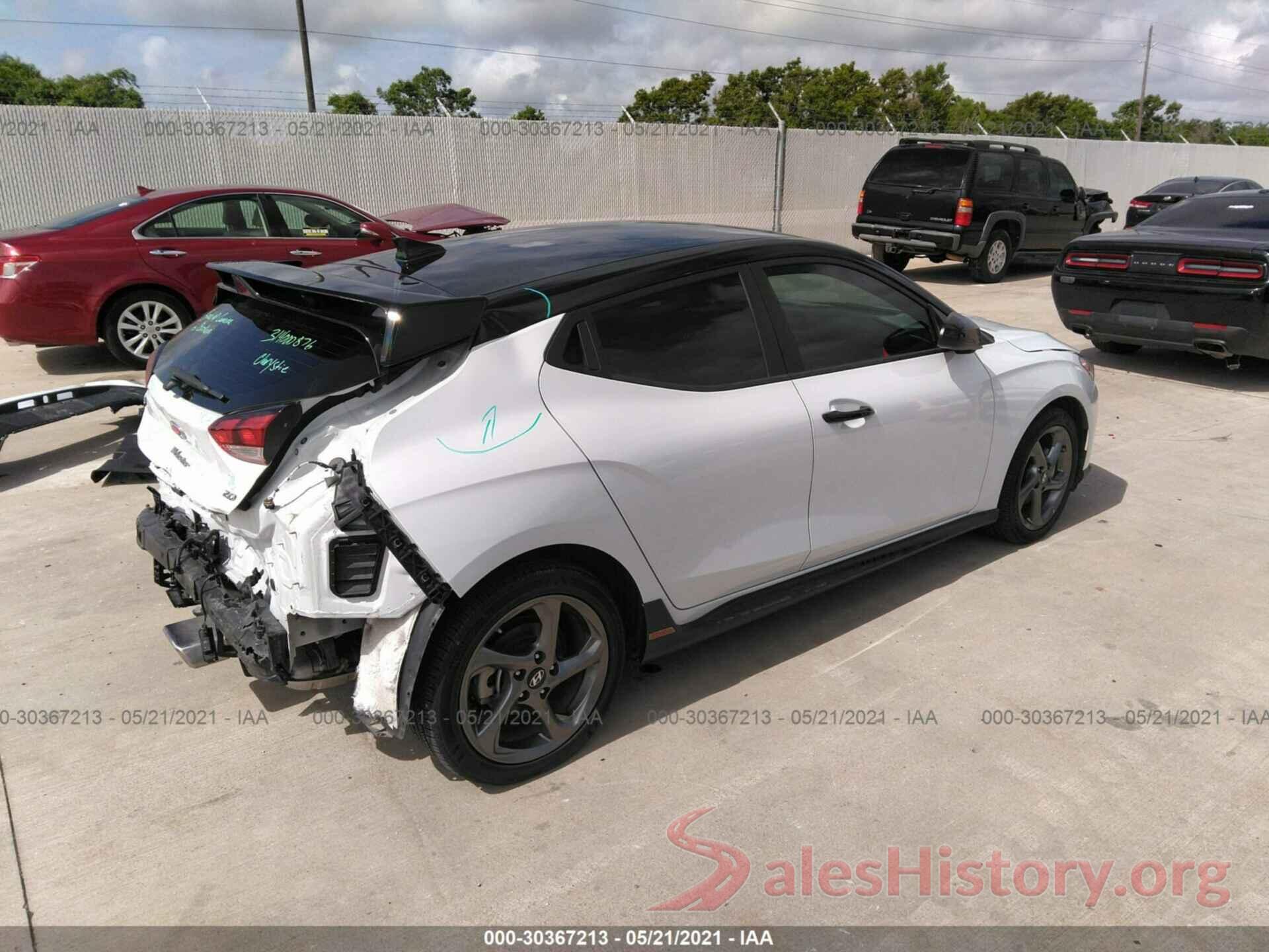 KMHTG6AF7LU020723 2020 HYUNDAI VELOSTER