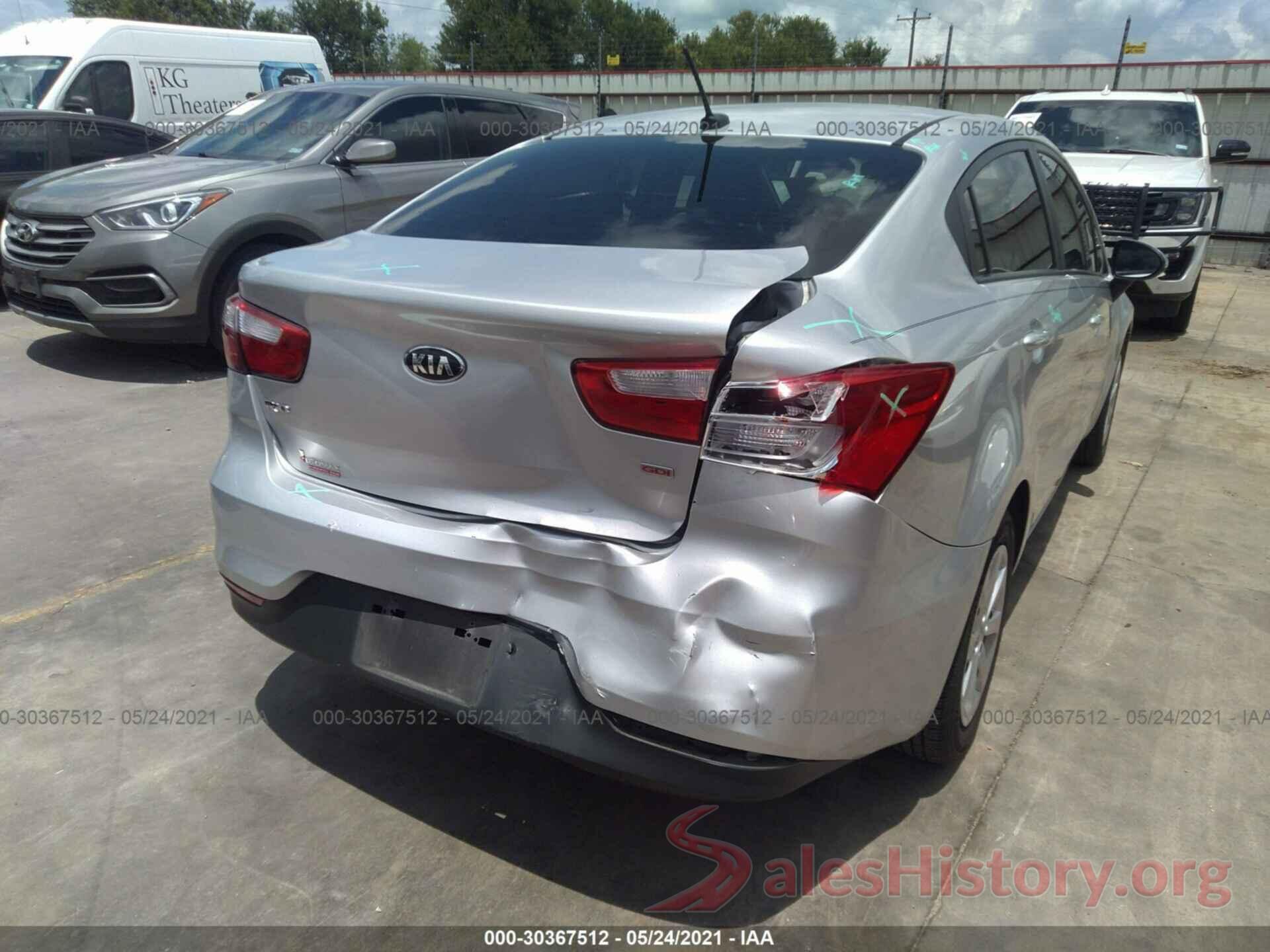 KNADM4A35G6539420 2016 KIA RIO