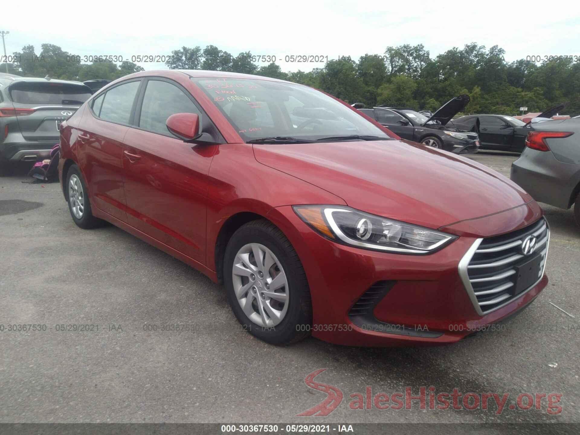 5NPD74LFXHH127034 2017 HYUNDAI ELANTRA