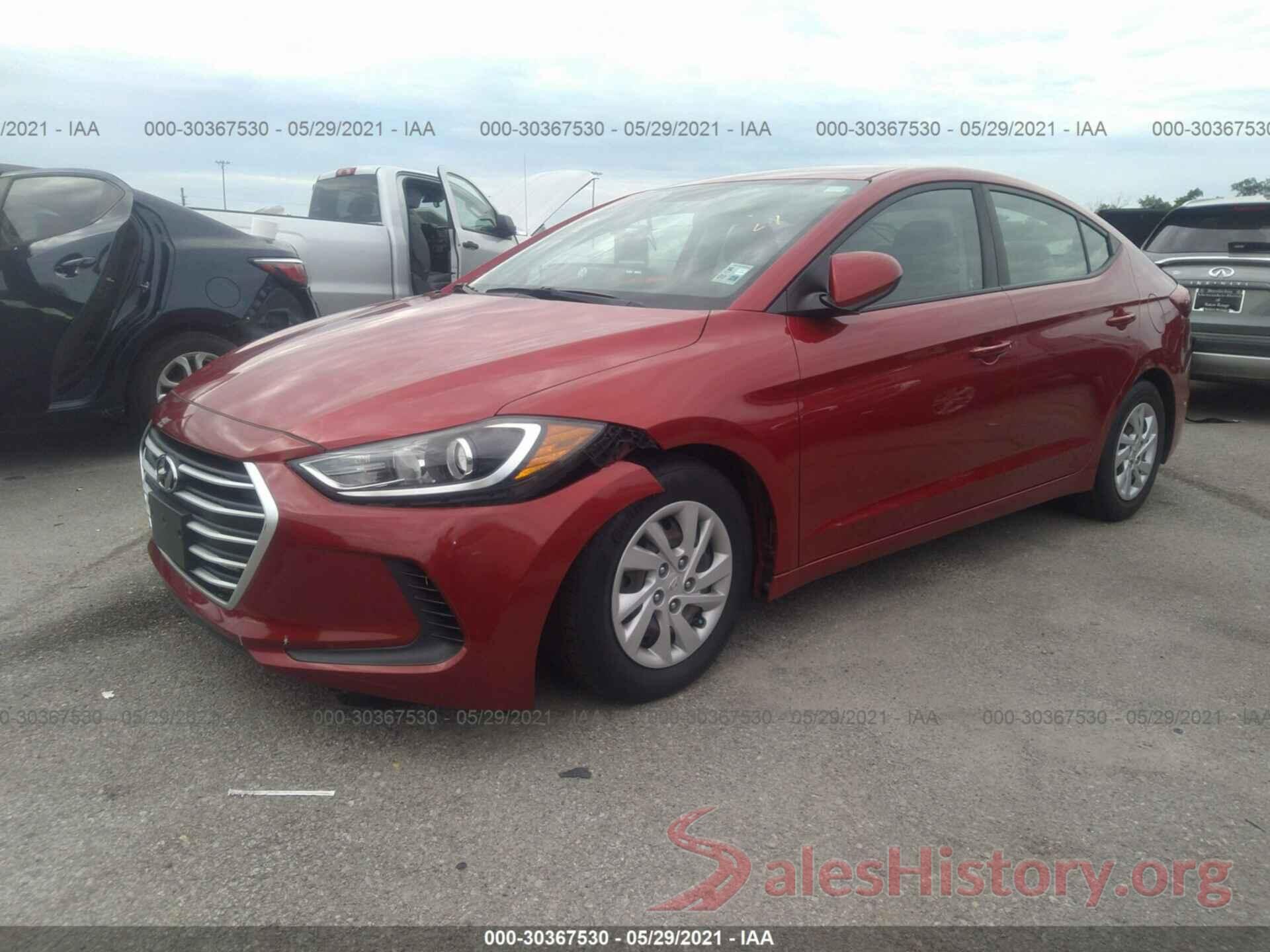 5NPD74LFXHH127034 2017 HYUNDAI ELANTRA