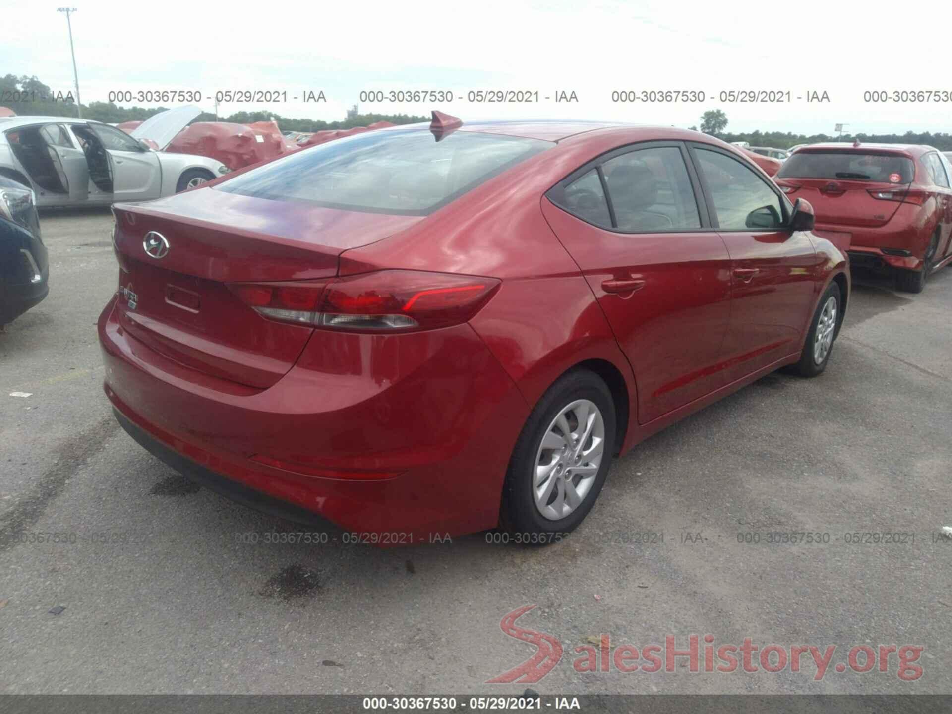 5NPD74LFXHH127034 2017 HYUNDAI ELANTRA