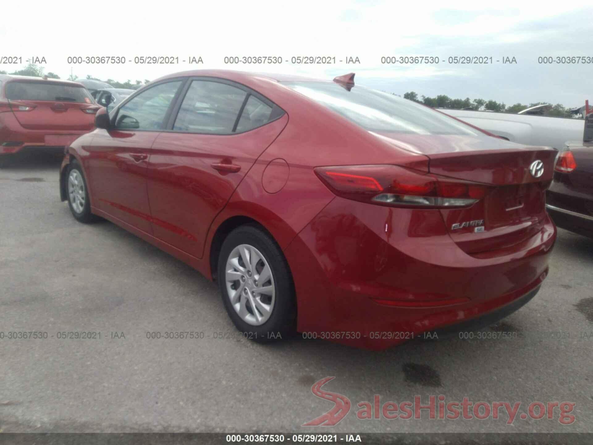 5NPD74LFXHH127034 2017 HYUNDAI ELANTRA