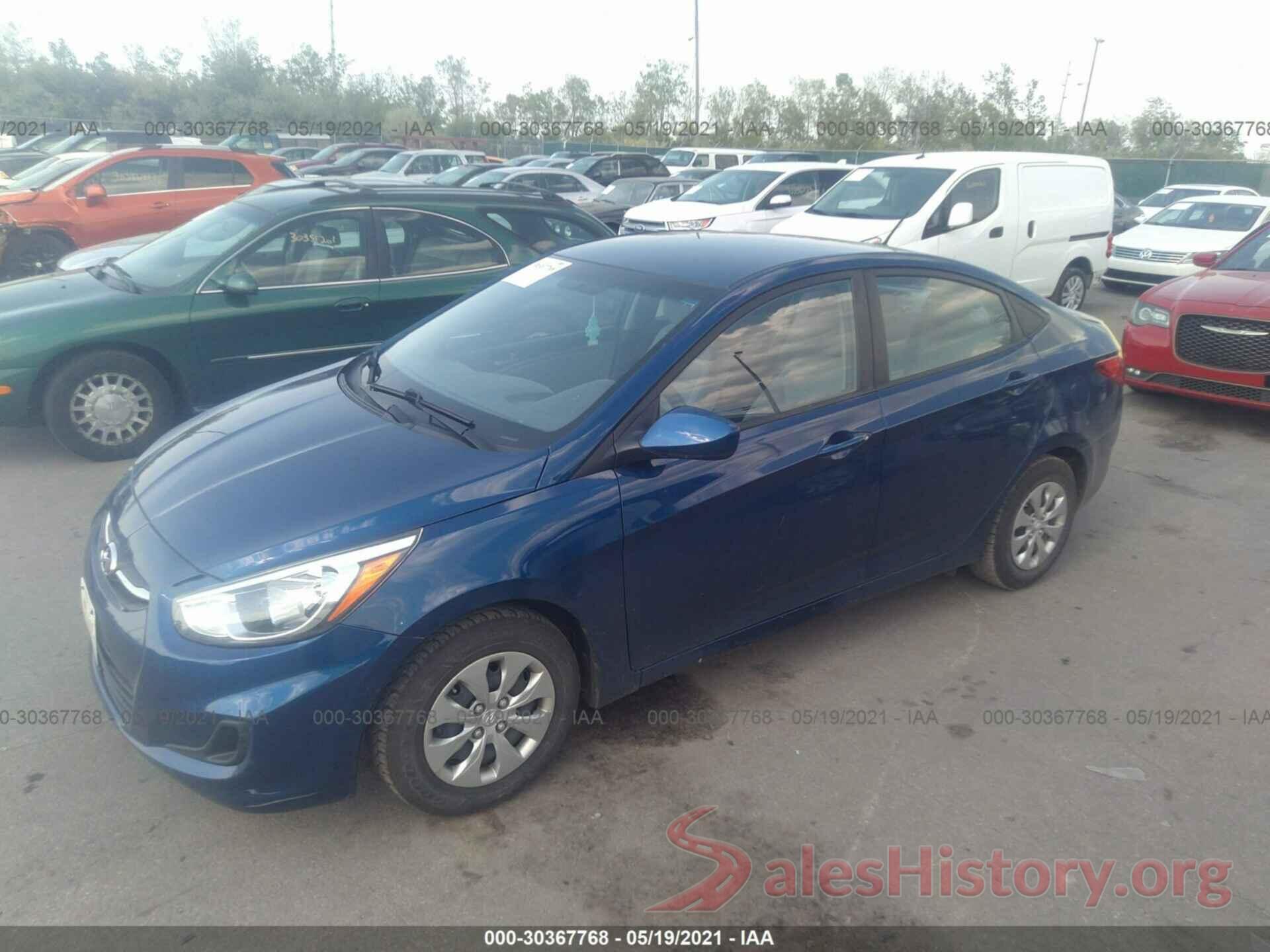 KMHCT4AE0GU120000 2016 HYUNDAI ACCENT