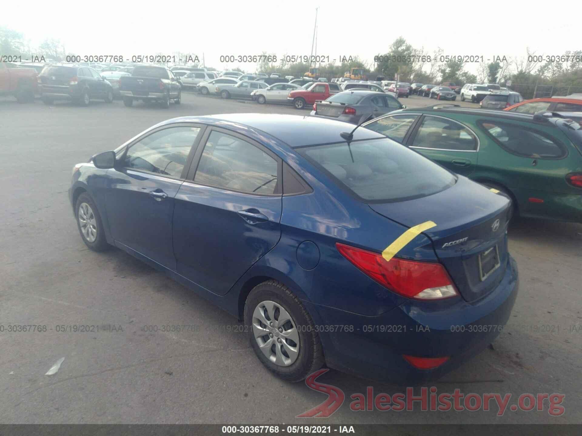 KMHCT4AE0GU120000 2016 HYUNDAI ACCENT