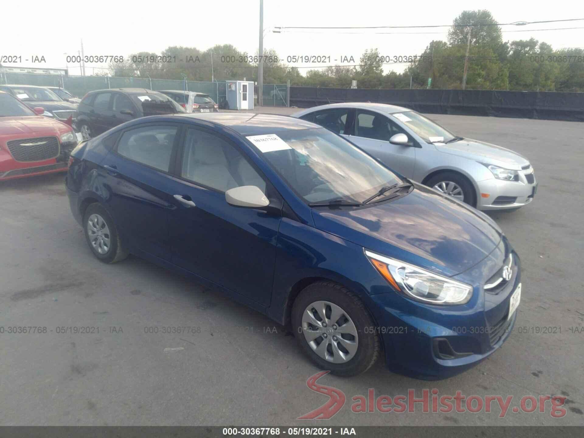 KMHCT4AE0GU120000 2016 HYUNDAI ACCENT