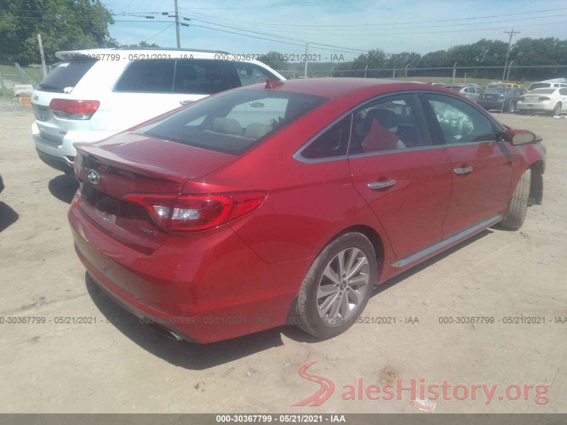 5NPE34AF8HH490807 2017 HYUNDAI SONATA