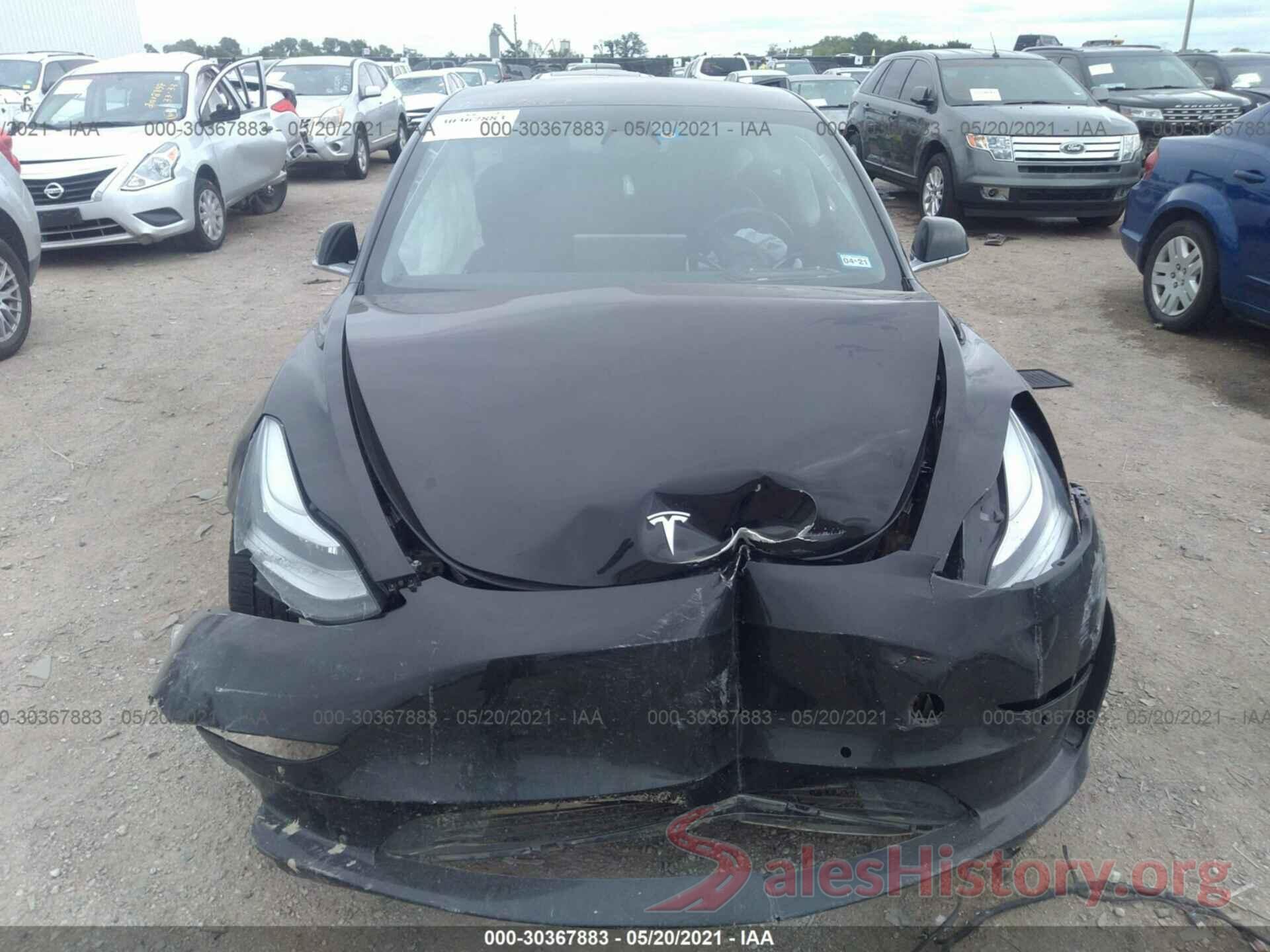 5YJ3E1EAXKF305225 2019 TESLA MODEL 3