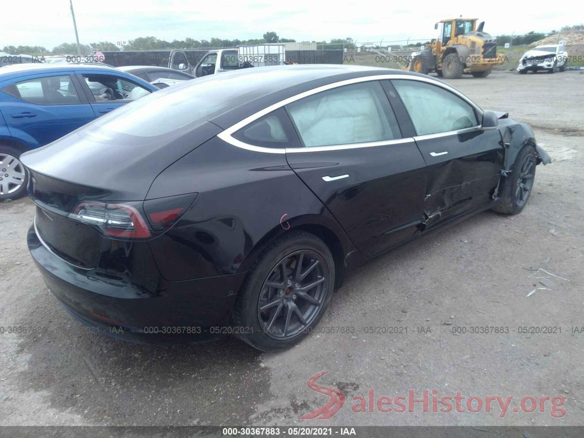 5YJ3E1EAXKF305225 2019 TESLA MODEL 3