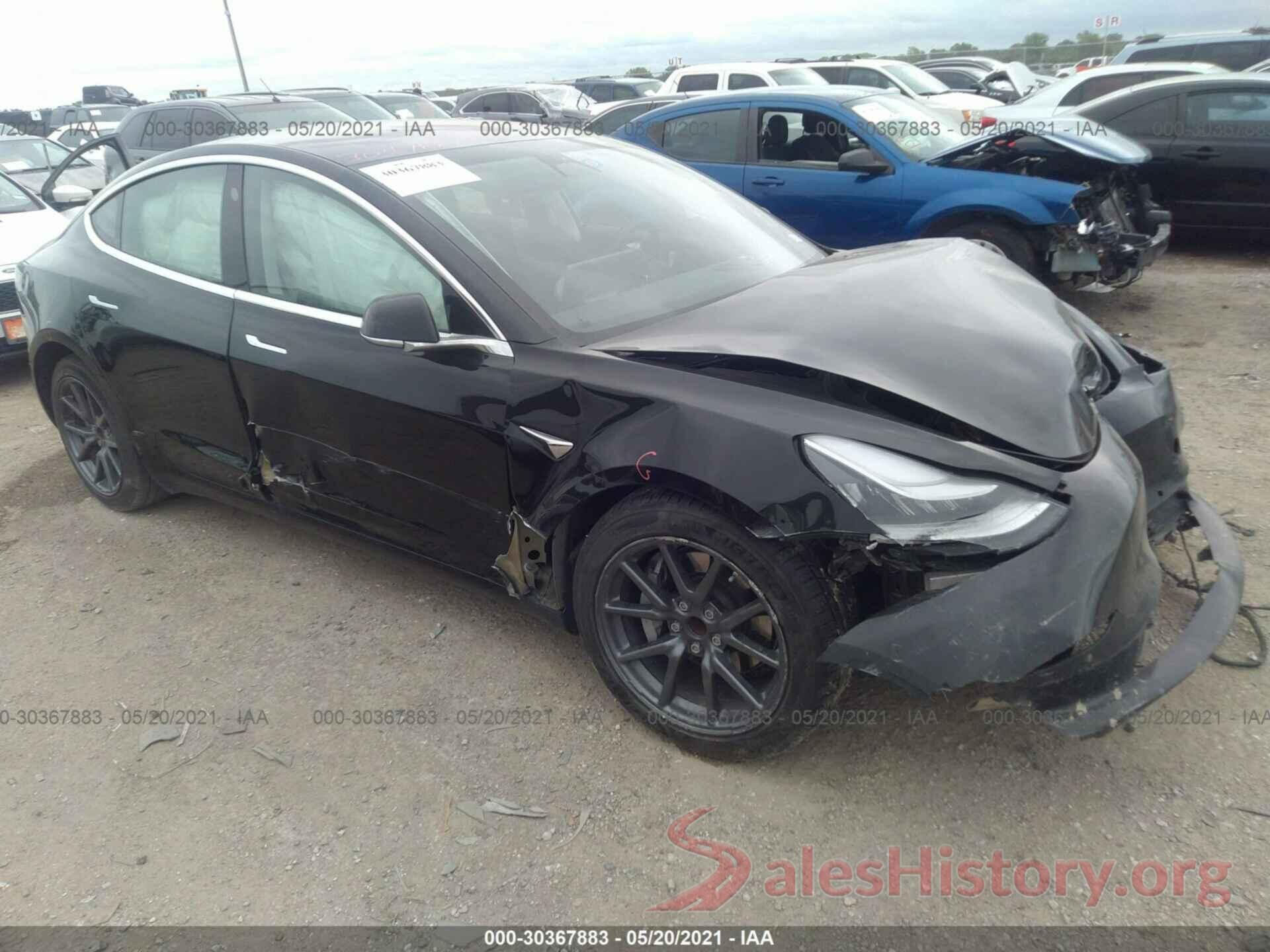 5YJ3E1EAXKF305225 2019 TESLA MODEL 3