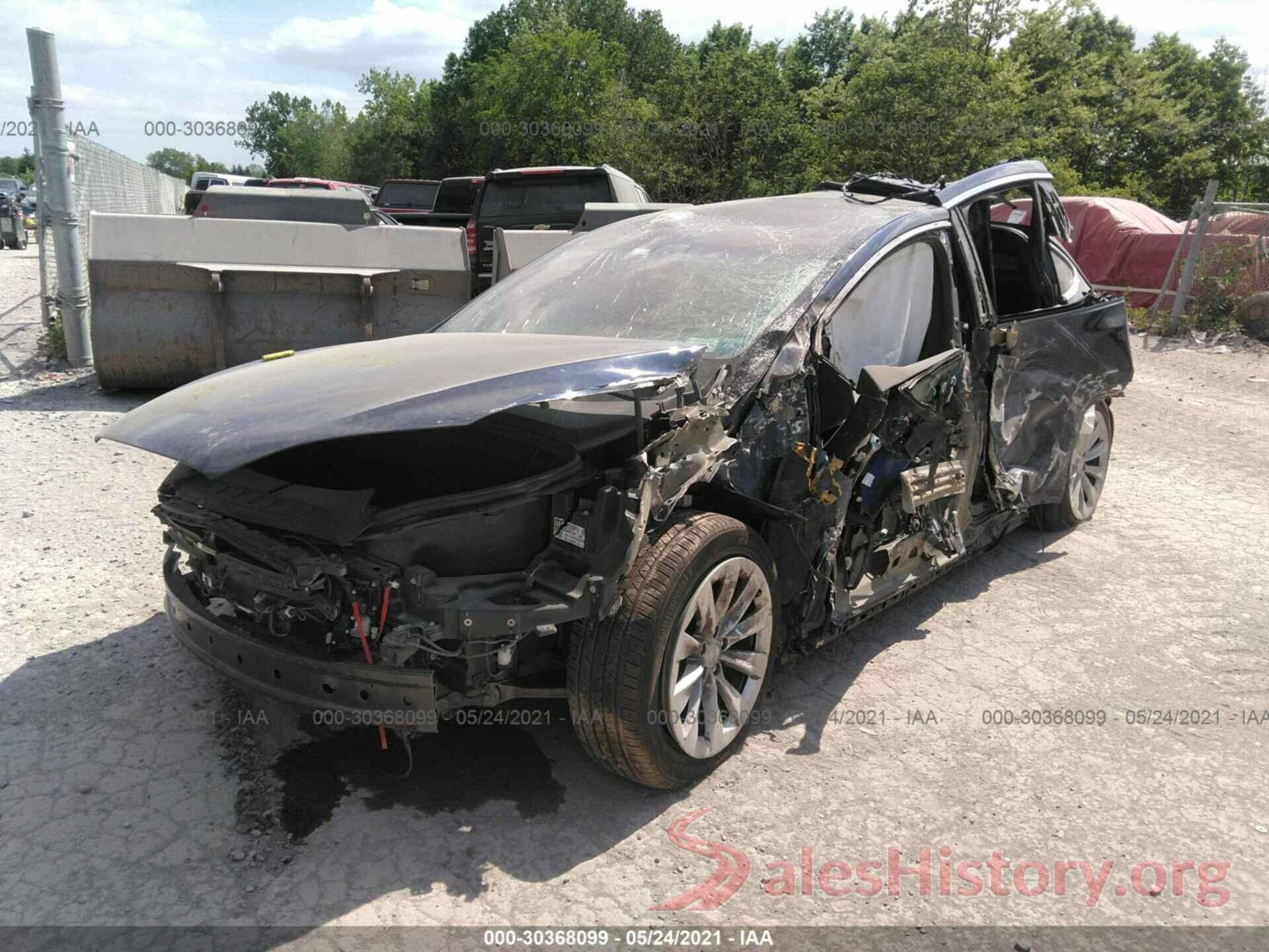 5YJXCAE26HF075093 2017 TESLA MODEL X