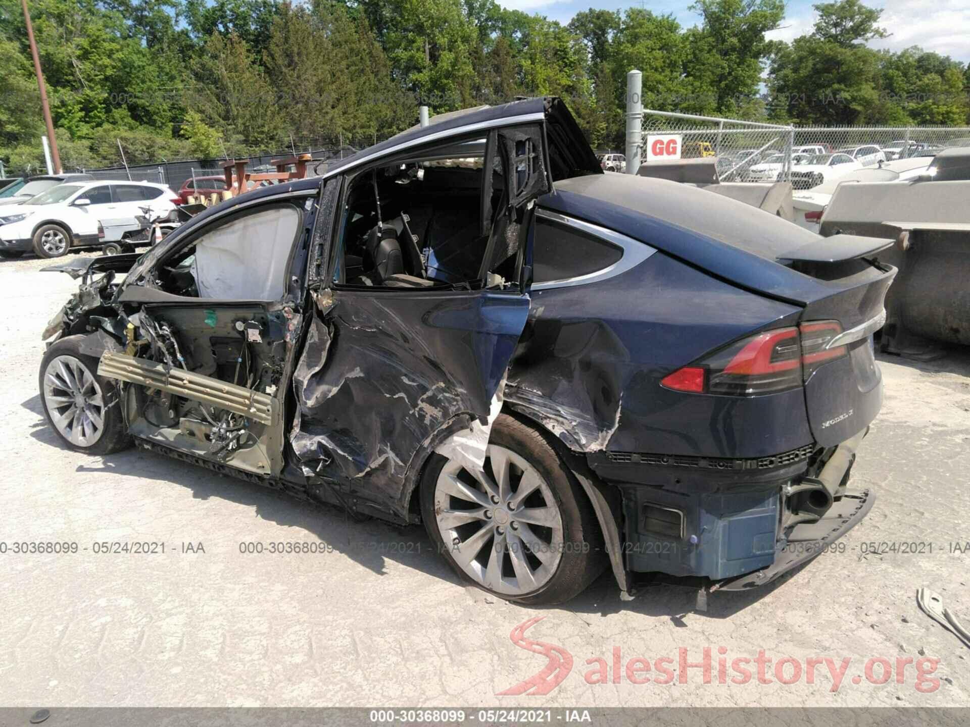 5YJXCAE26HF075093 2017 TESLA MODEL X