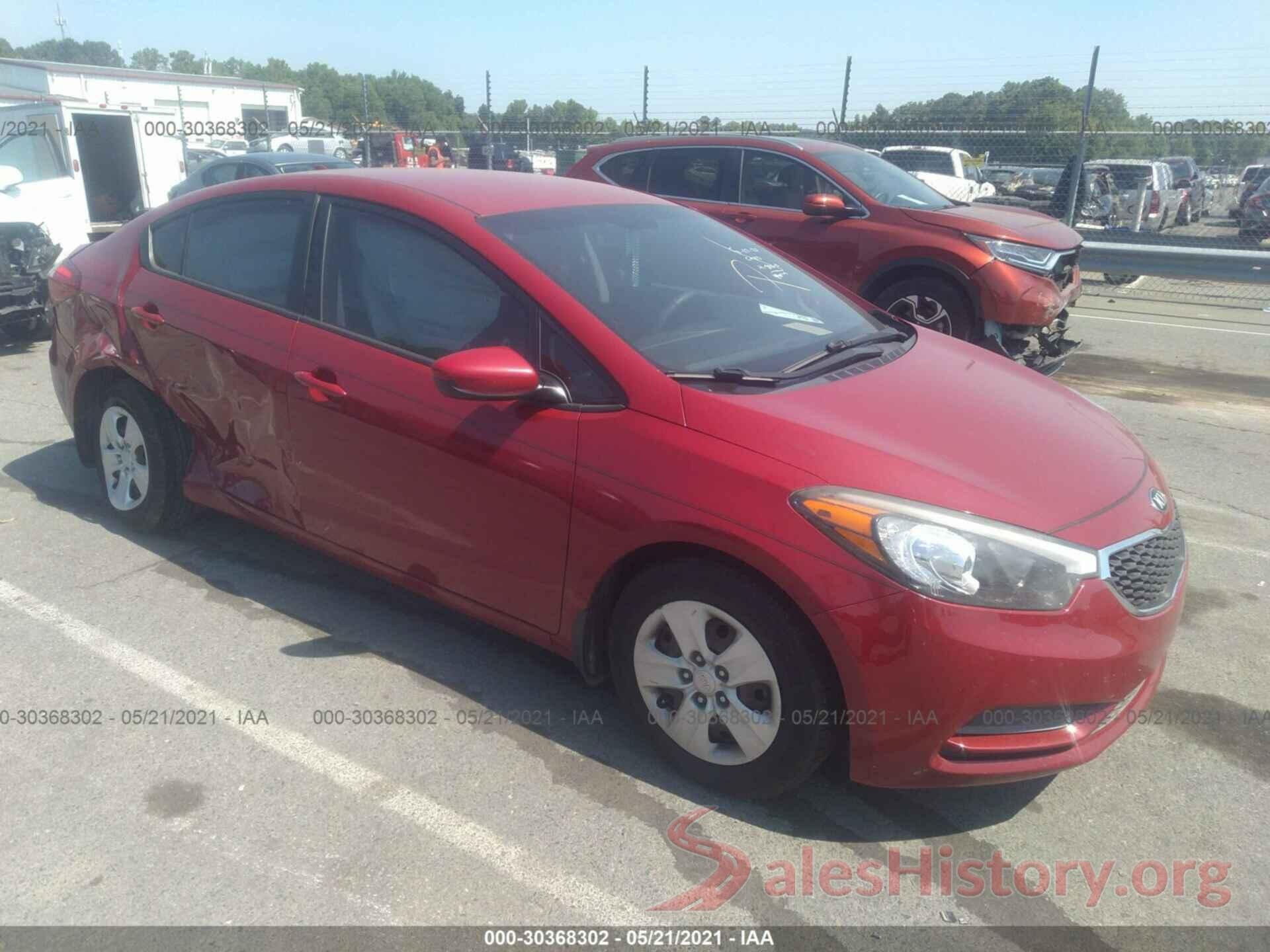 KNAFK4A61G5442455 2016 KIA FORTE