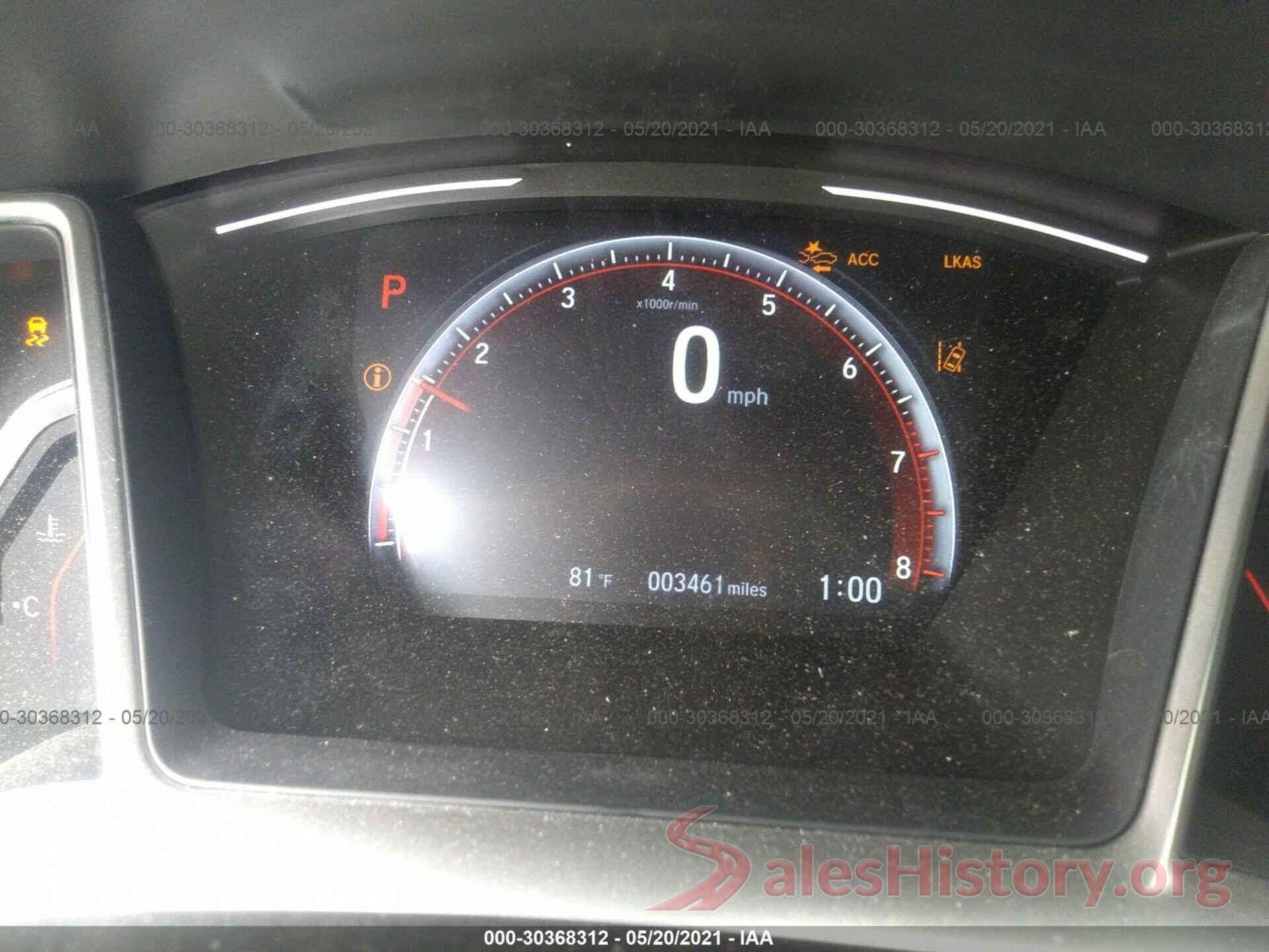 2HGFC2F89MH545255 2021 HONDA CIVIC SEDAN