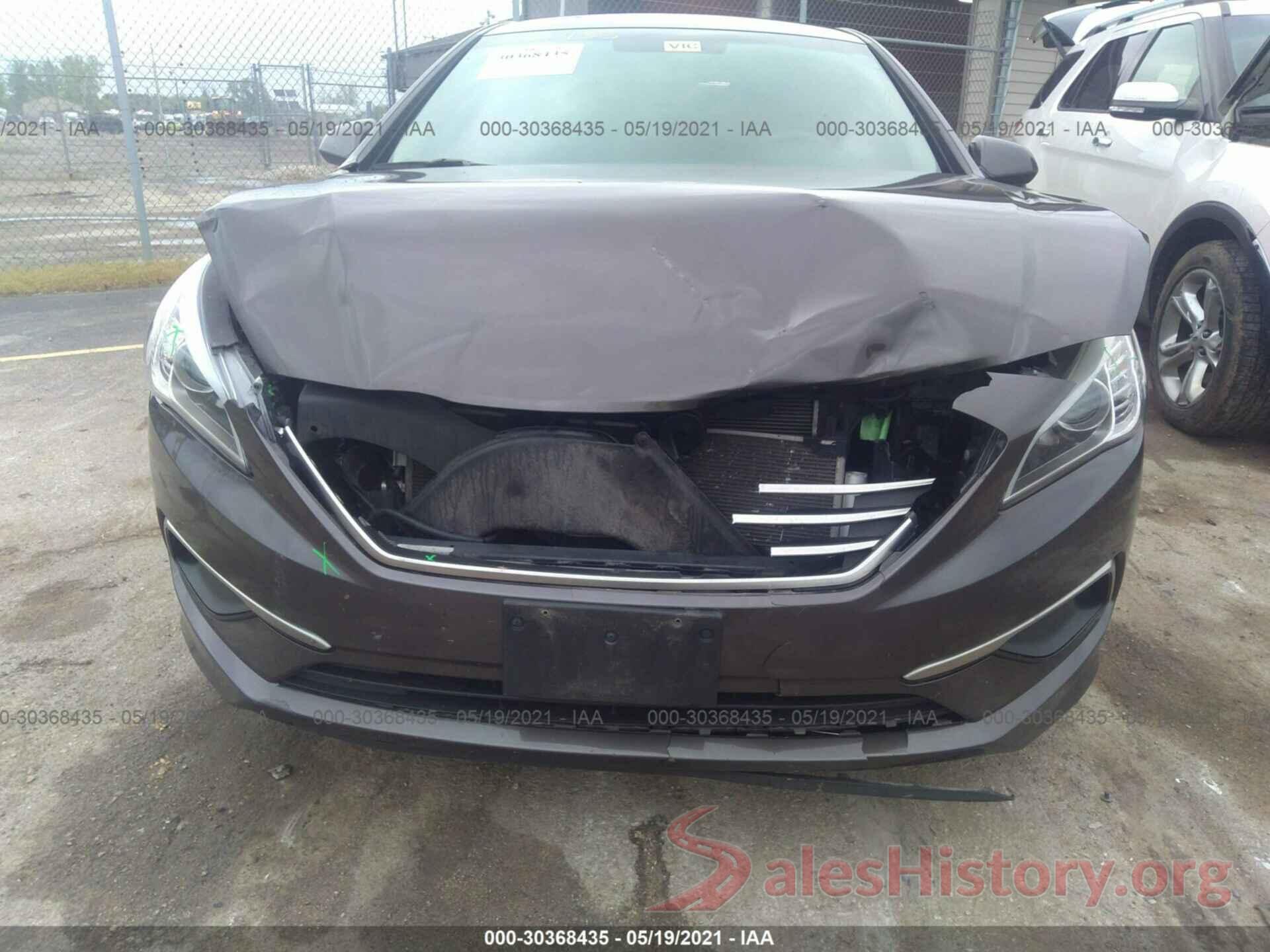 5NPE24AF4GH261087 2016 HYUNDAI SONATA