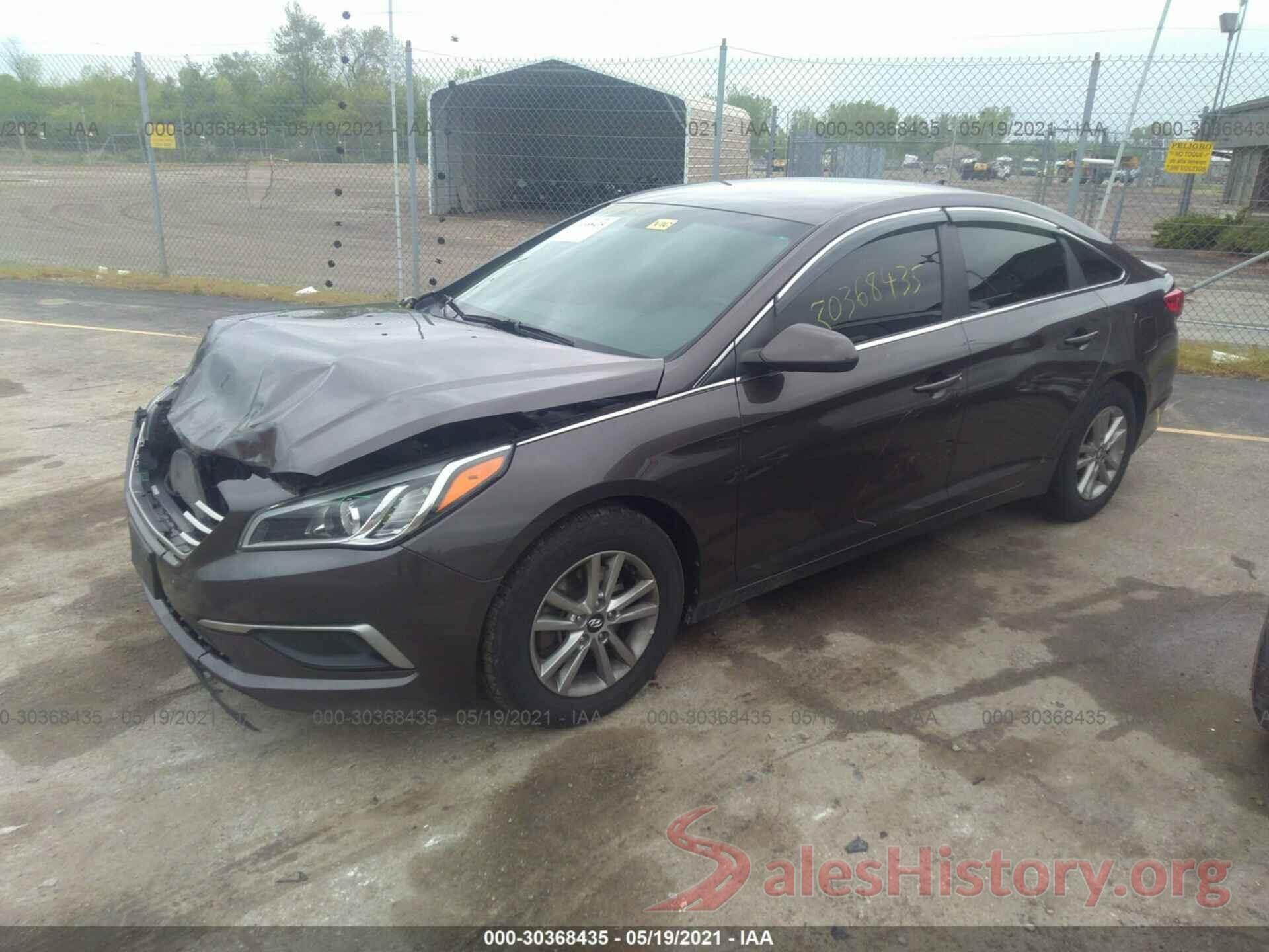 5NPE24AF4GH261087 2016 HYUNDAI SONATA