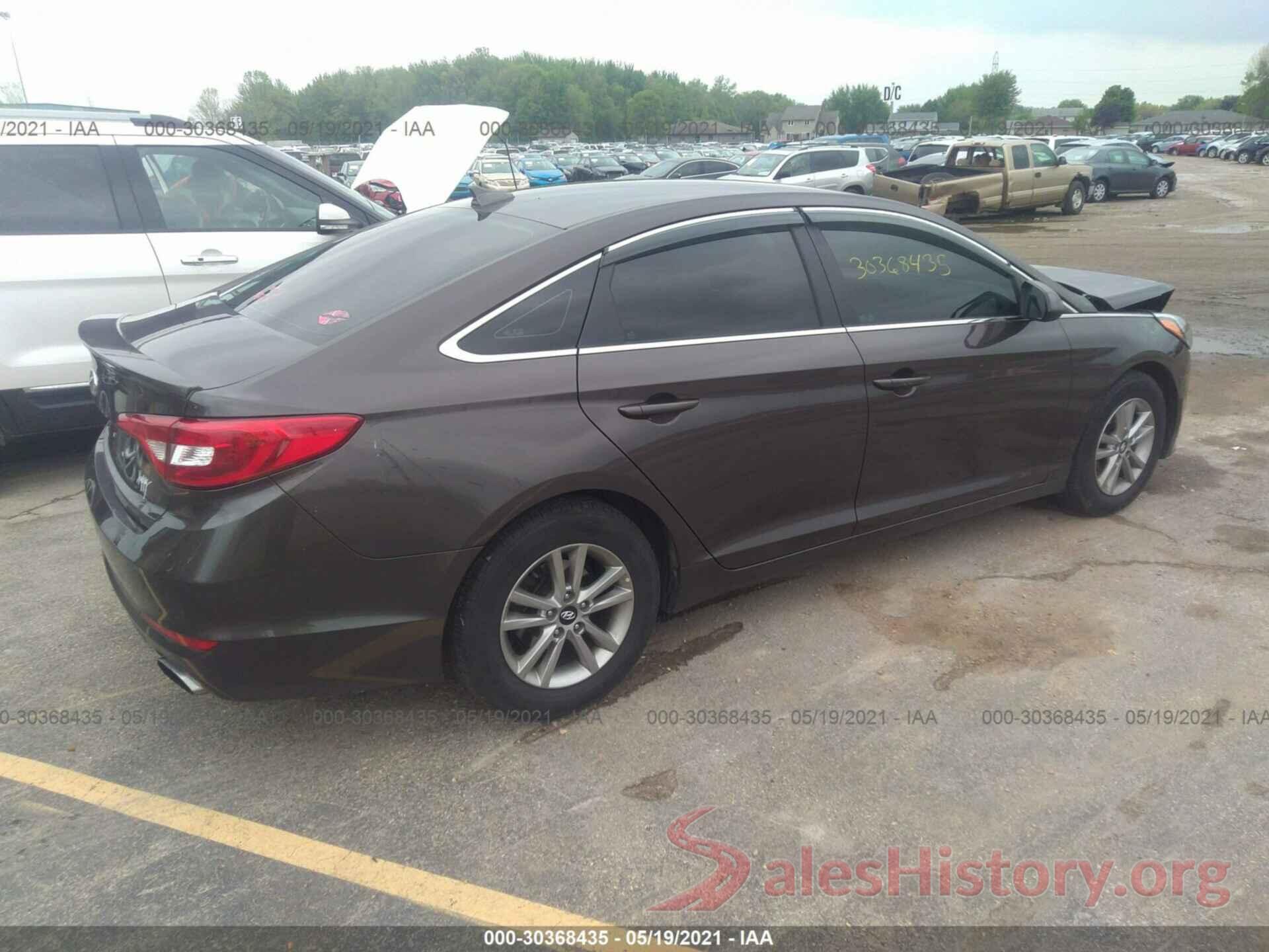 5NPE24AF4GH261087 2016 HYUNDAI SONATA