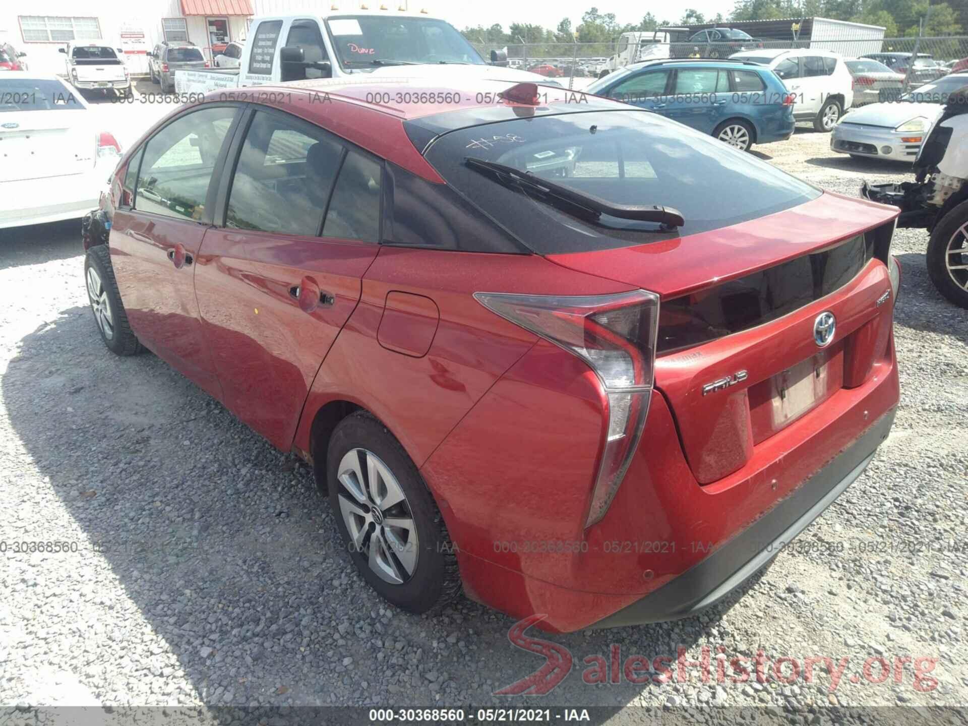 JTDKBRFU1J3588878 2018 TOYOTA PRIUS